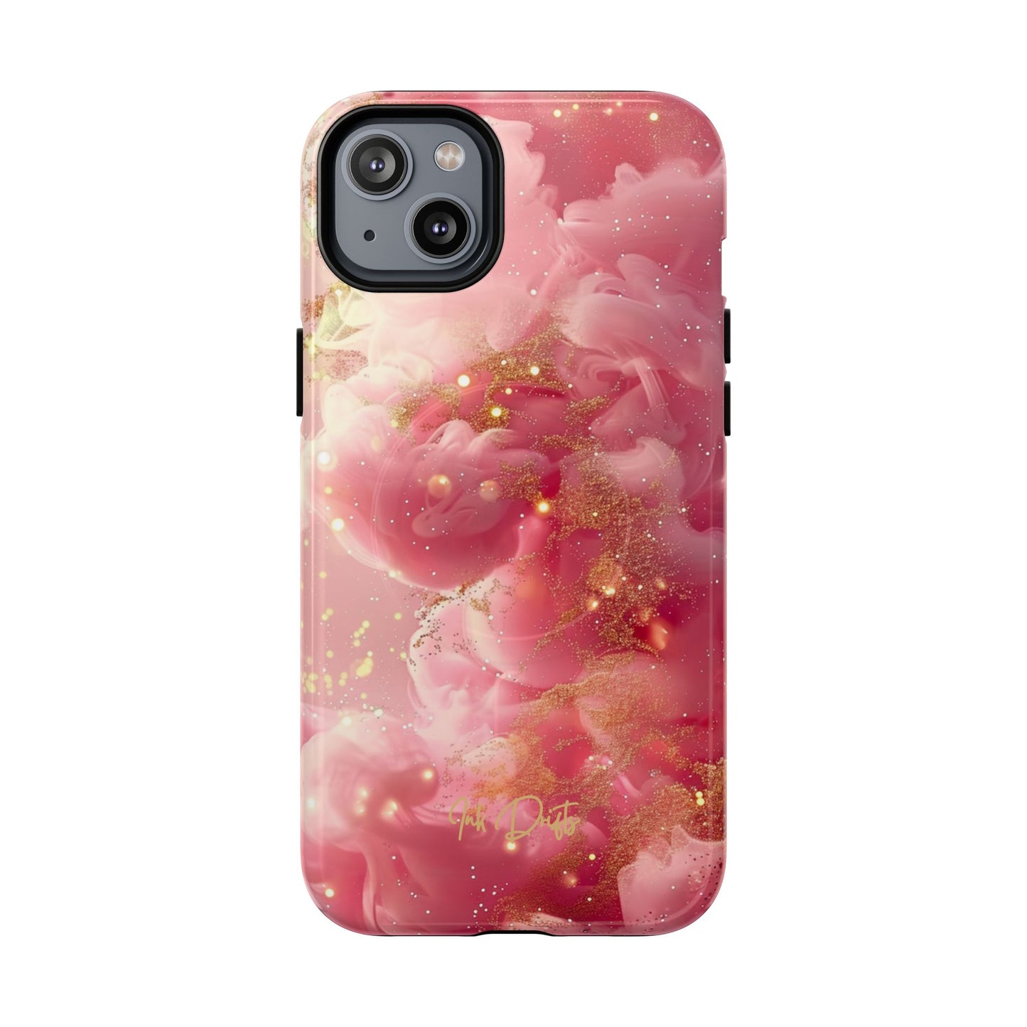 iPhone 14 Plus Glossy Phone Case - Golden Cloud | MagSafe iPhone Case