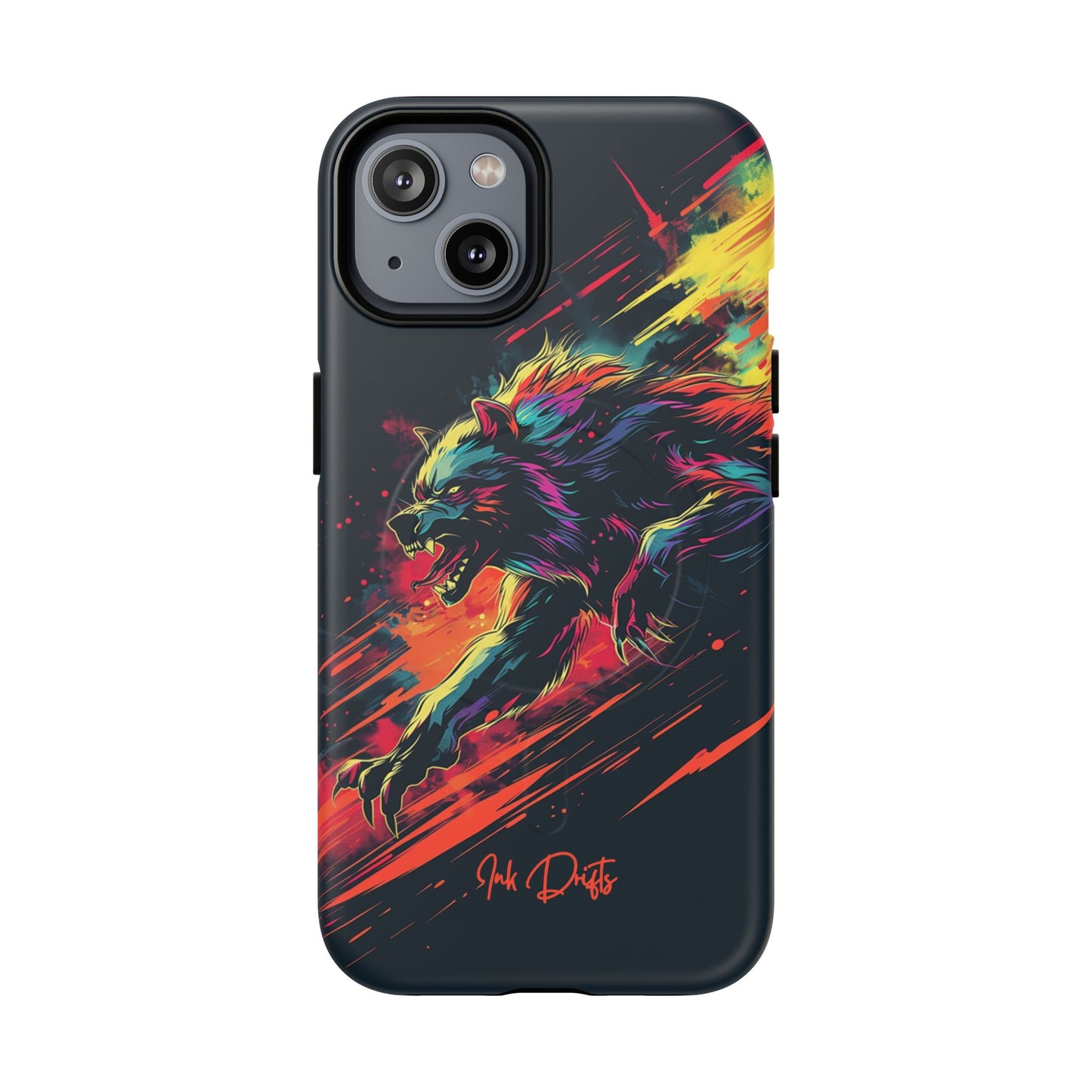 iPhone 14 Matte Phone Case - Lunar Werewolf | MagSafe iPhone Case