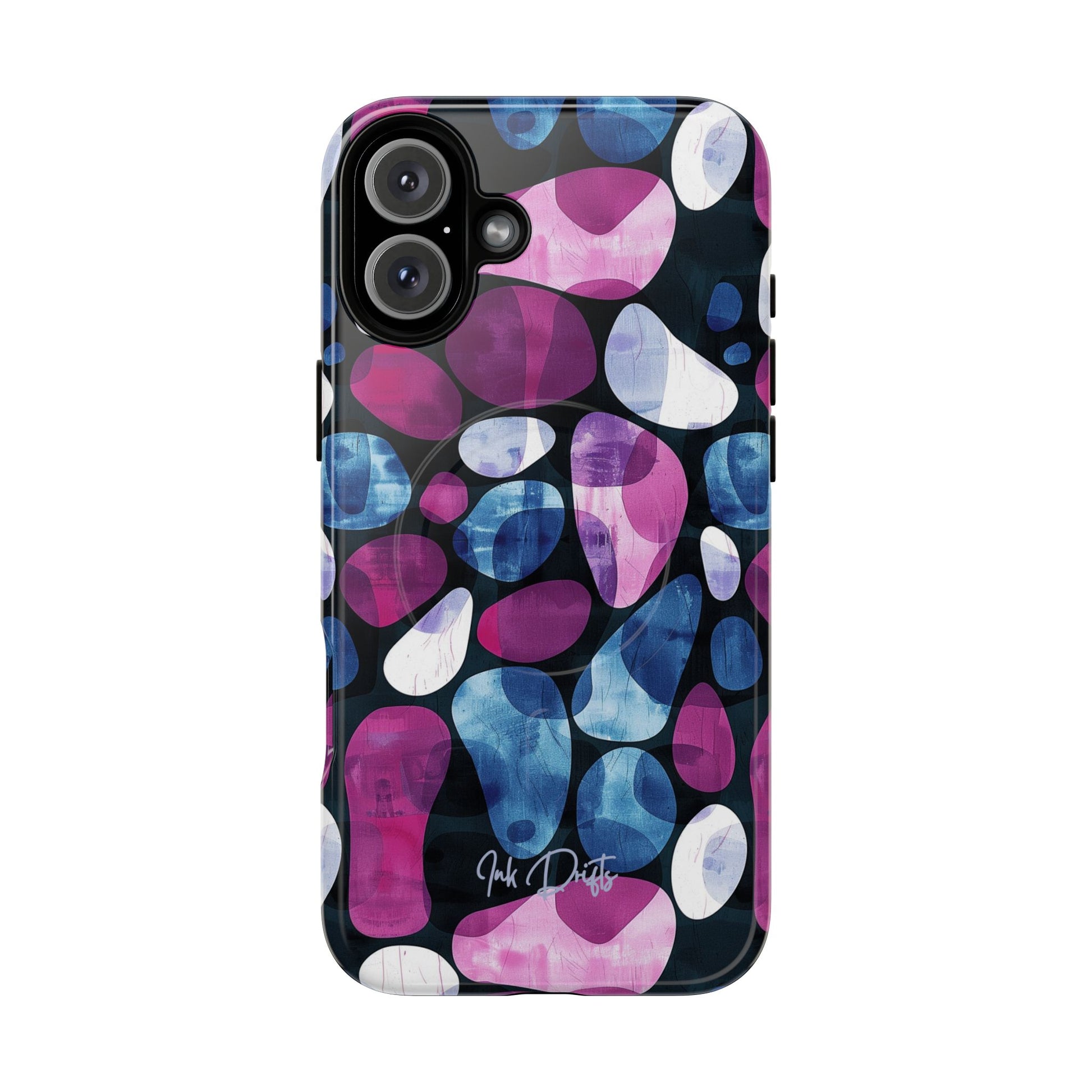 iPhone 16 Plus Glossy Phone Case - Pebbles | MagSafe iPhone Case