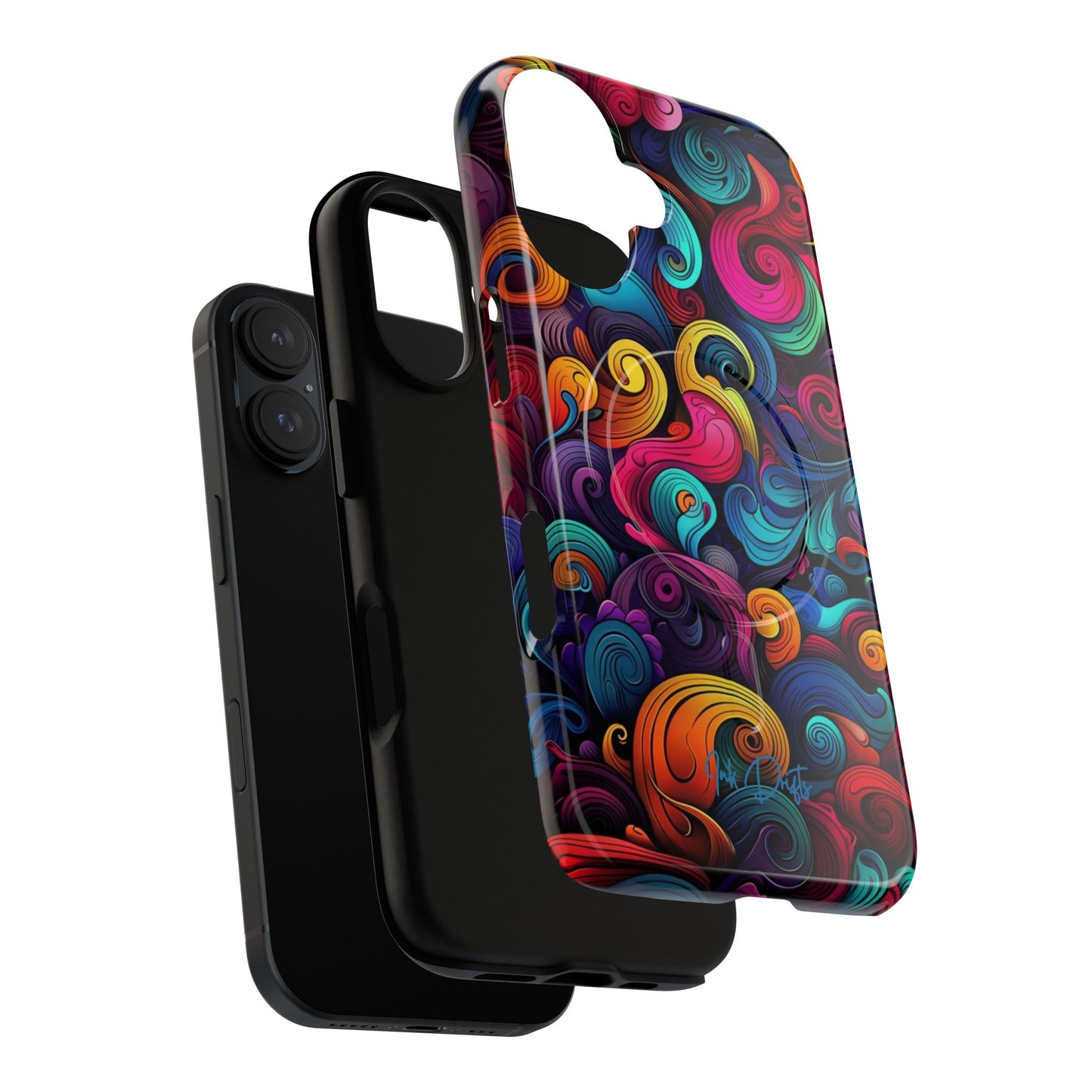 Phone Case - Psychedelic Waves | MagSafe iPhone Case