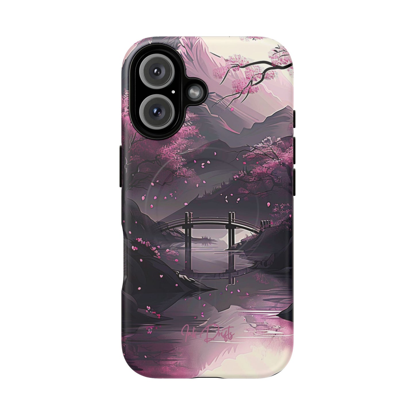 iPhone 16 Matte Phone Case - Blossom Bridge | MagSafe iPhone Case