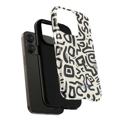 Phone Case - Abstract Doodle | MagSafe iPhone Case