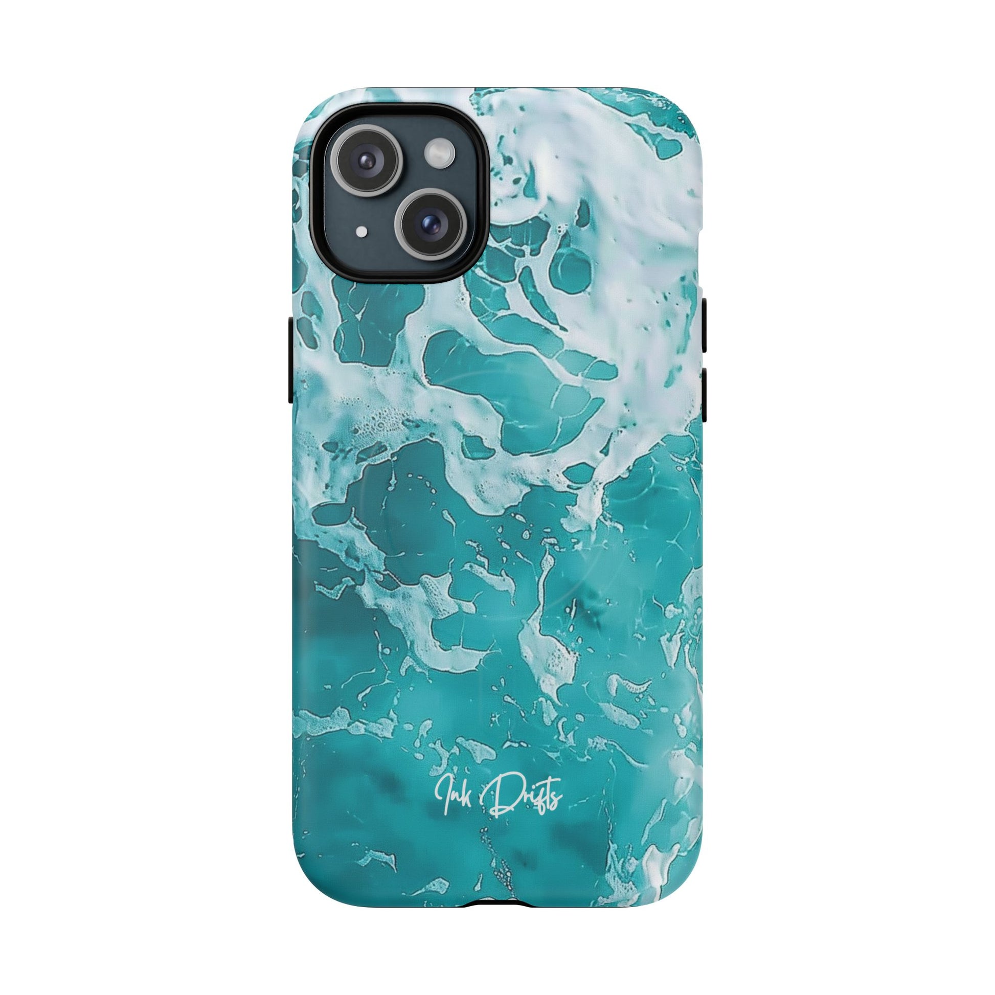 iPhone 15 Plus Matte Phone Case - Ocean Breeze | MagSafe iPhone Case