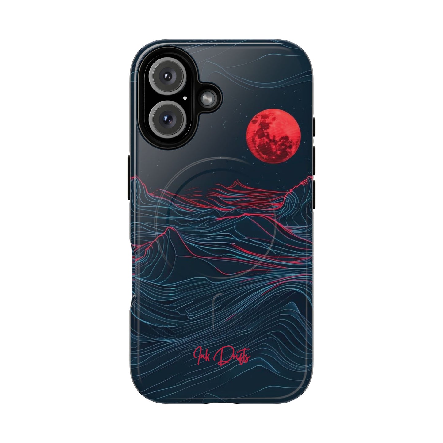 iPhone 16 Glossy Phone Case - Blood Moon | MagSafe iPhone Case