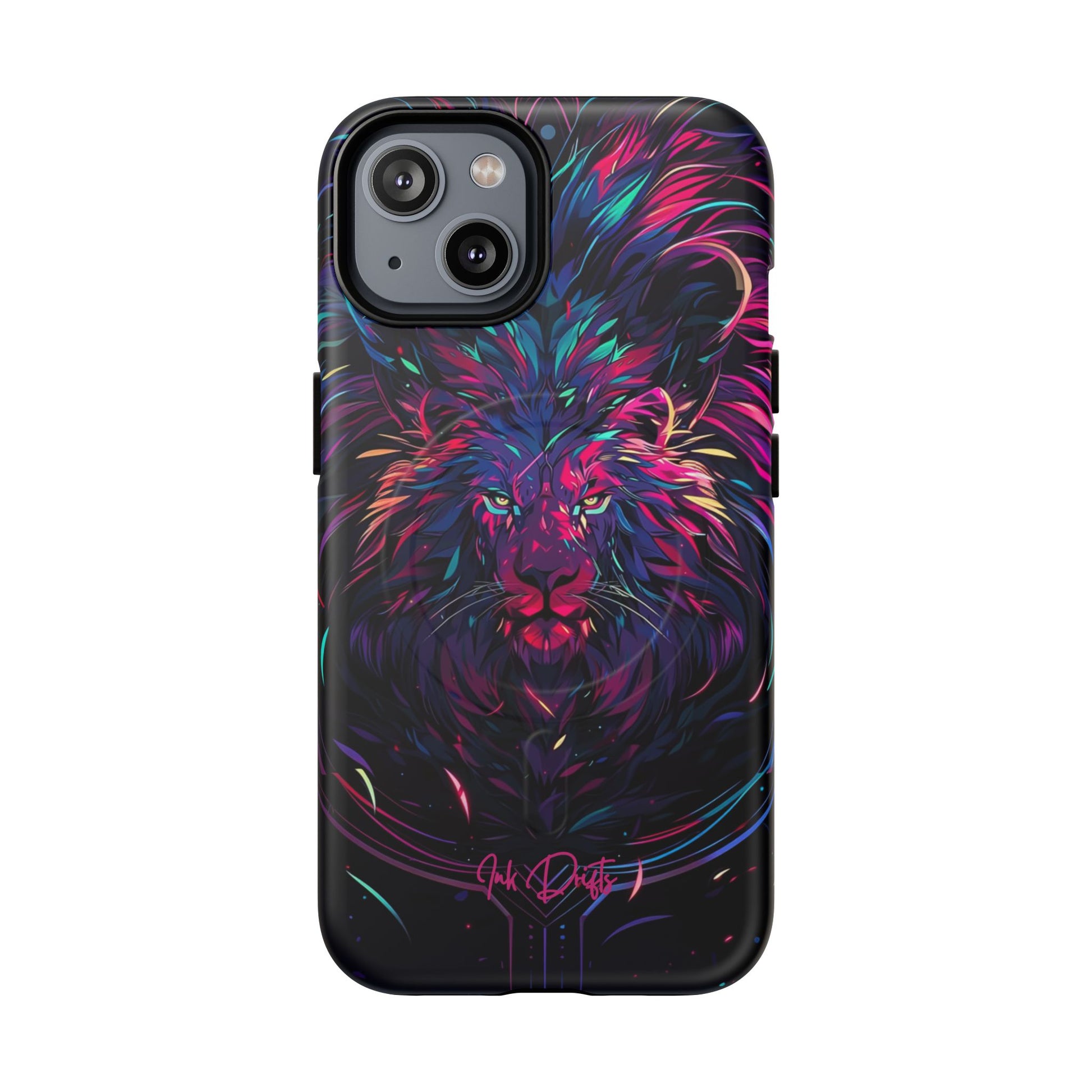 iPhone 14 Matte Phone Case - Neon Majesty | MagSafe iPhone Case