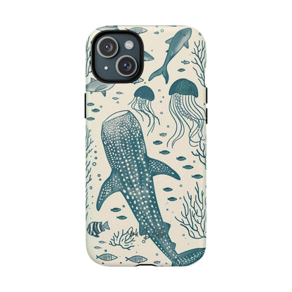 iPhone 15 Plus Matte Phone Case - Ocean Depths | MagSafe iPhone Case