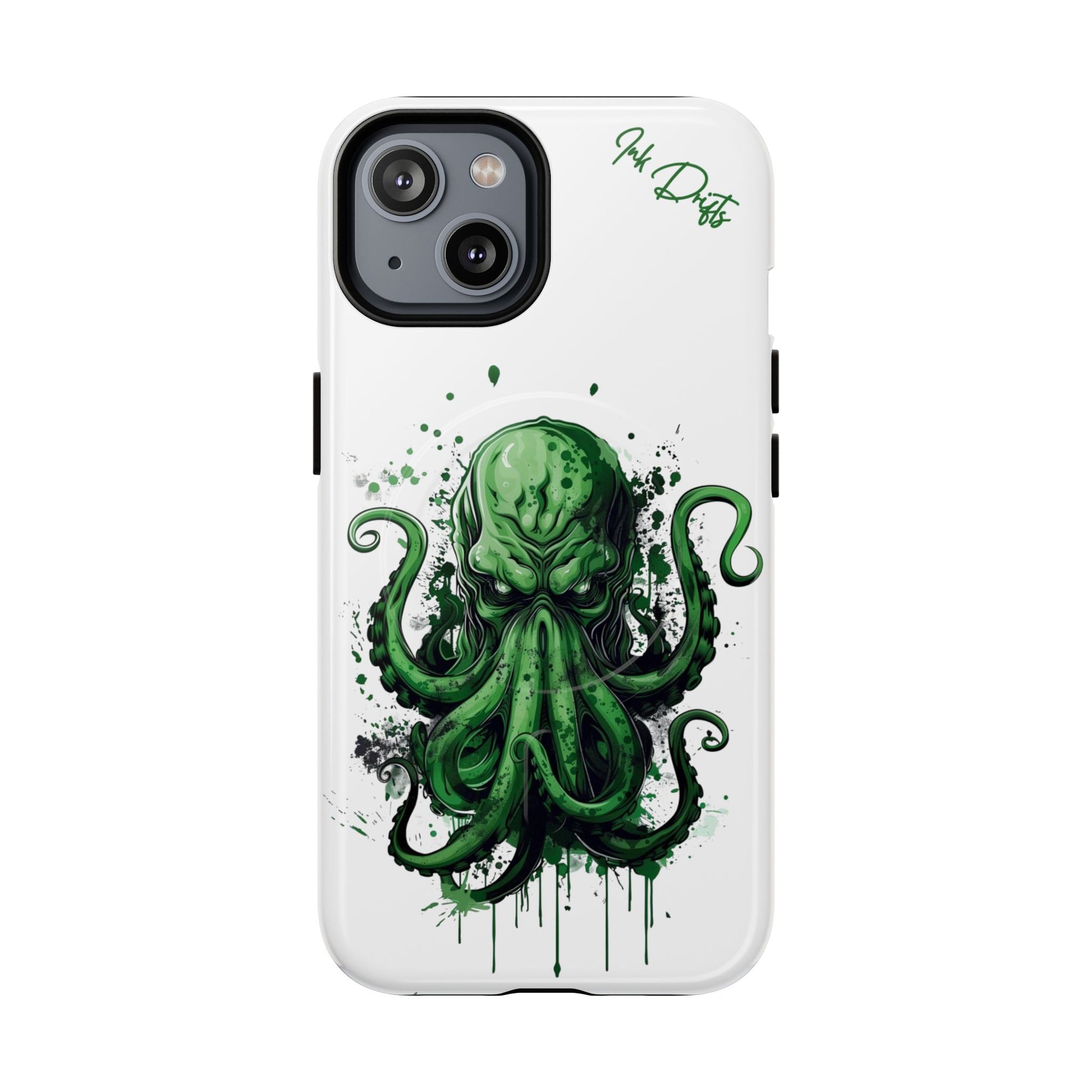 iPhone 14 Glossy Phone Case - Kraken Fury | MagSafe iPhone Case