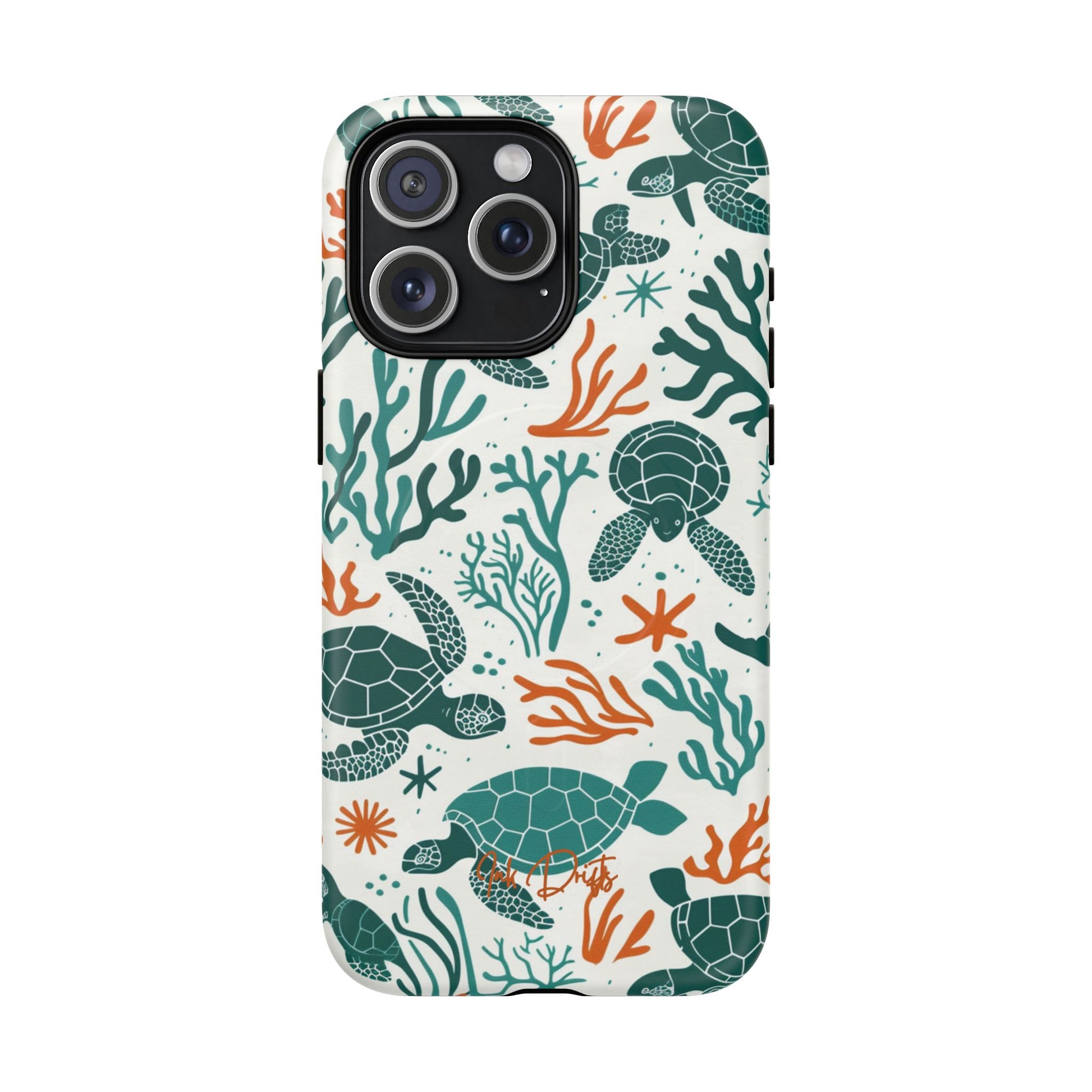 iPhone 15 Pro Max Matte Phone Case - Turtle Tango | MagSafe iPhone Case