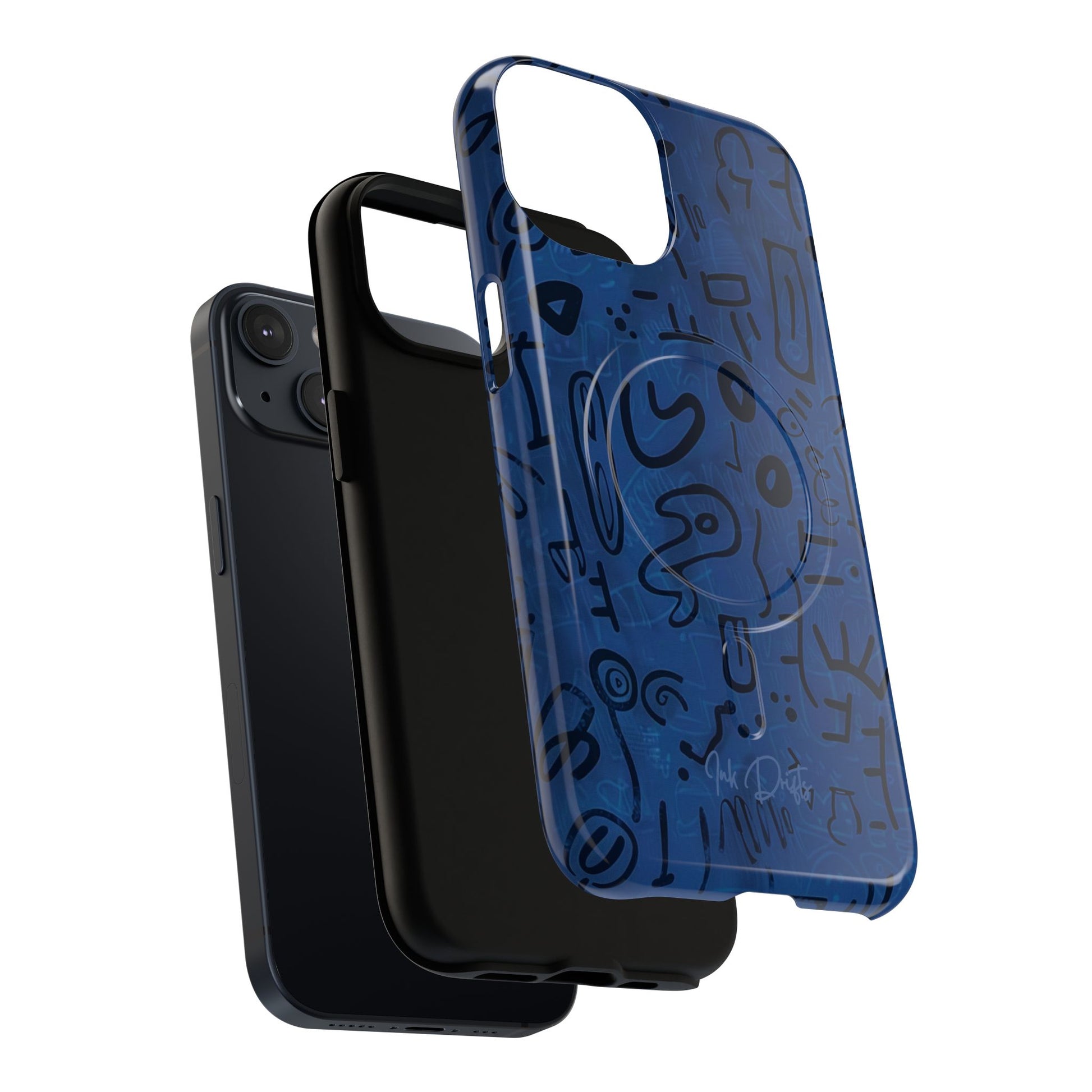 Phone Case - Nocturnal Scribbles | MagSafe iPhone Case