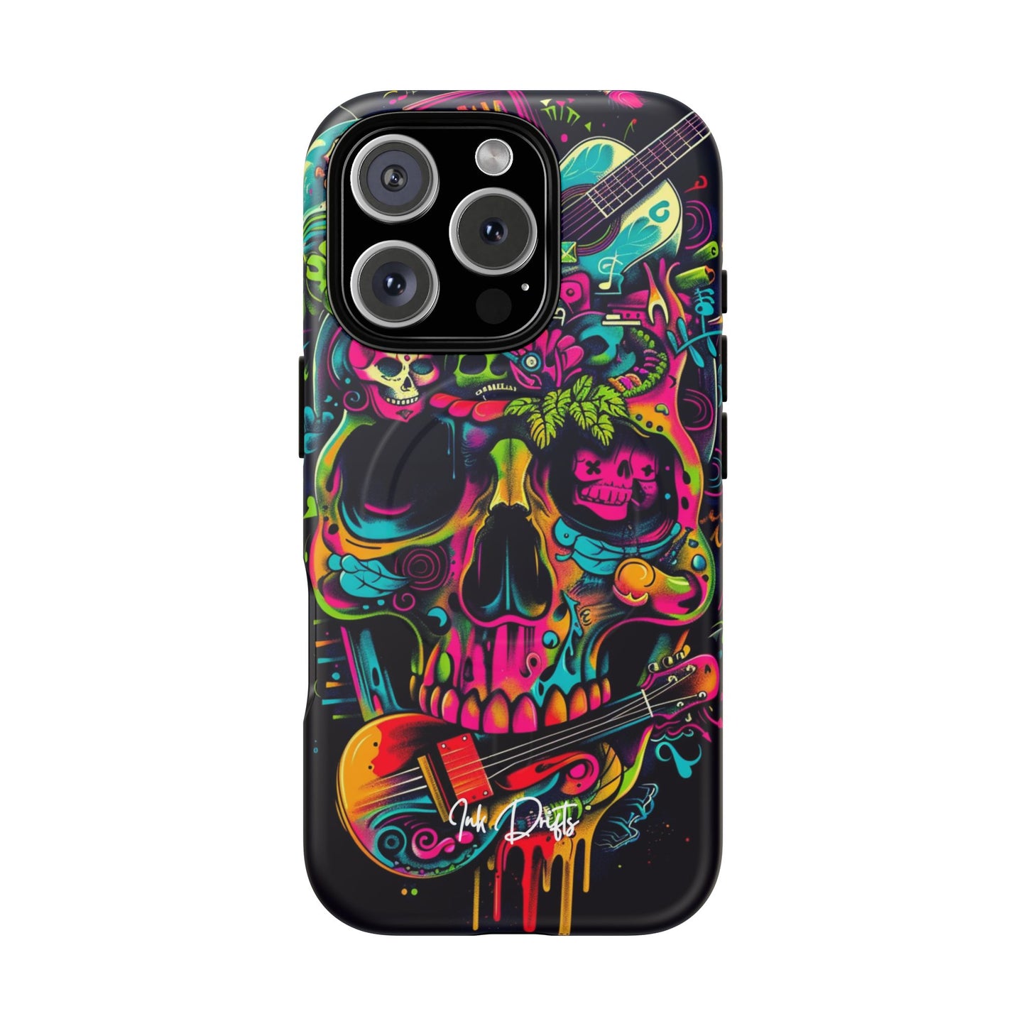 iPhone 16 Pro Matte Phone Case - Psychedelic Harmony | MagSafe iPhone Case