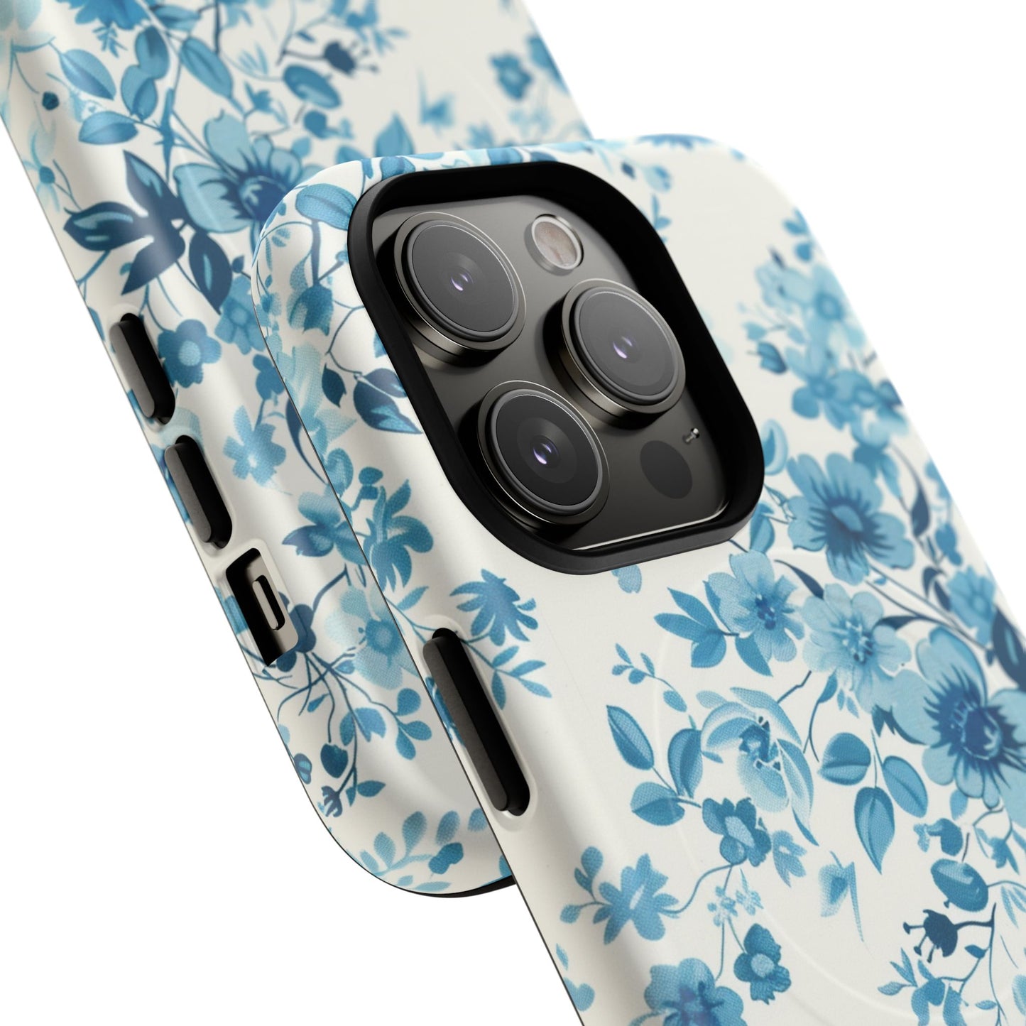 Phone Case - Blue Blossom | MagSafe iPhone Case