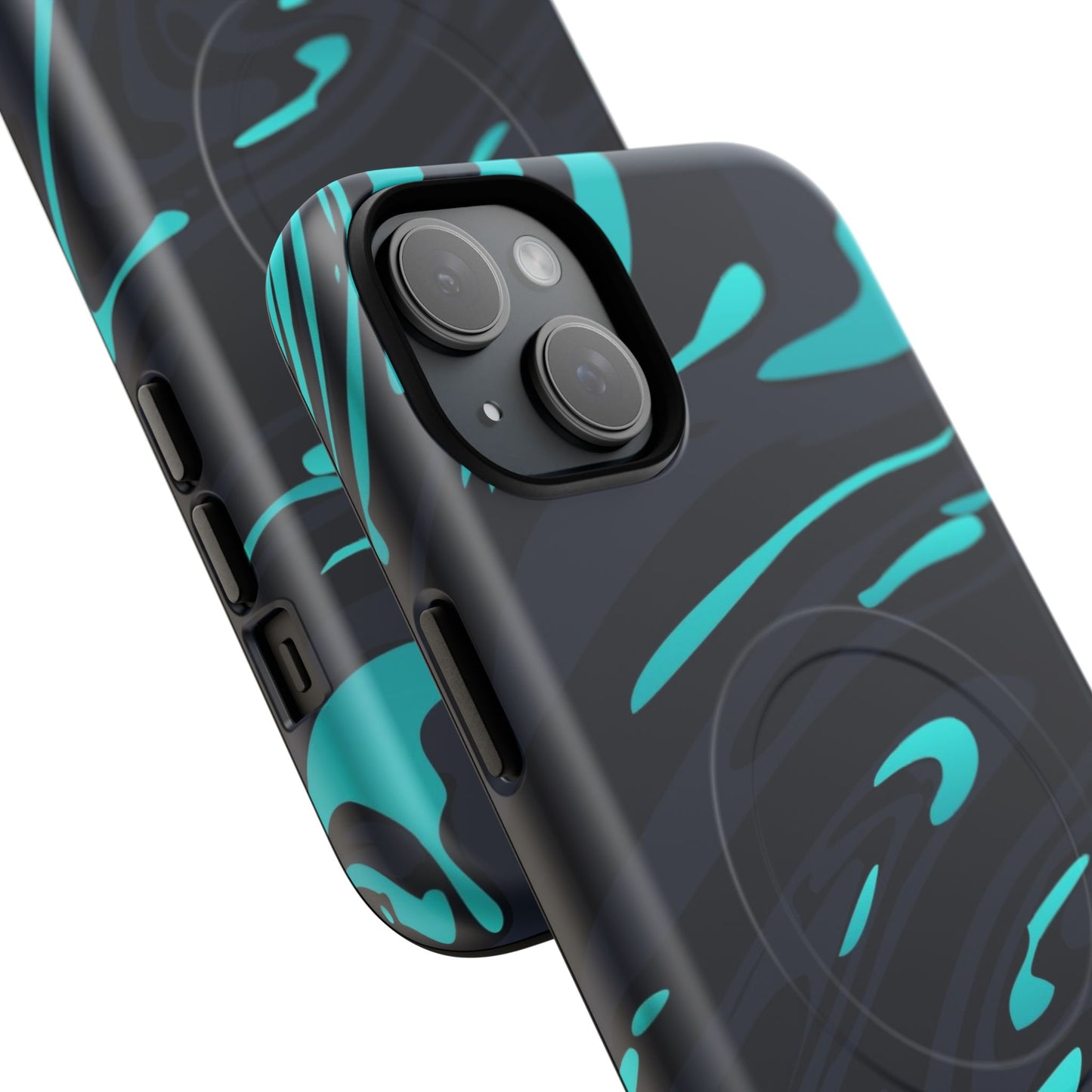 Phone Case - Turquoise Splash | MagSafe iPhone Case