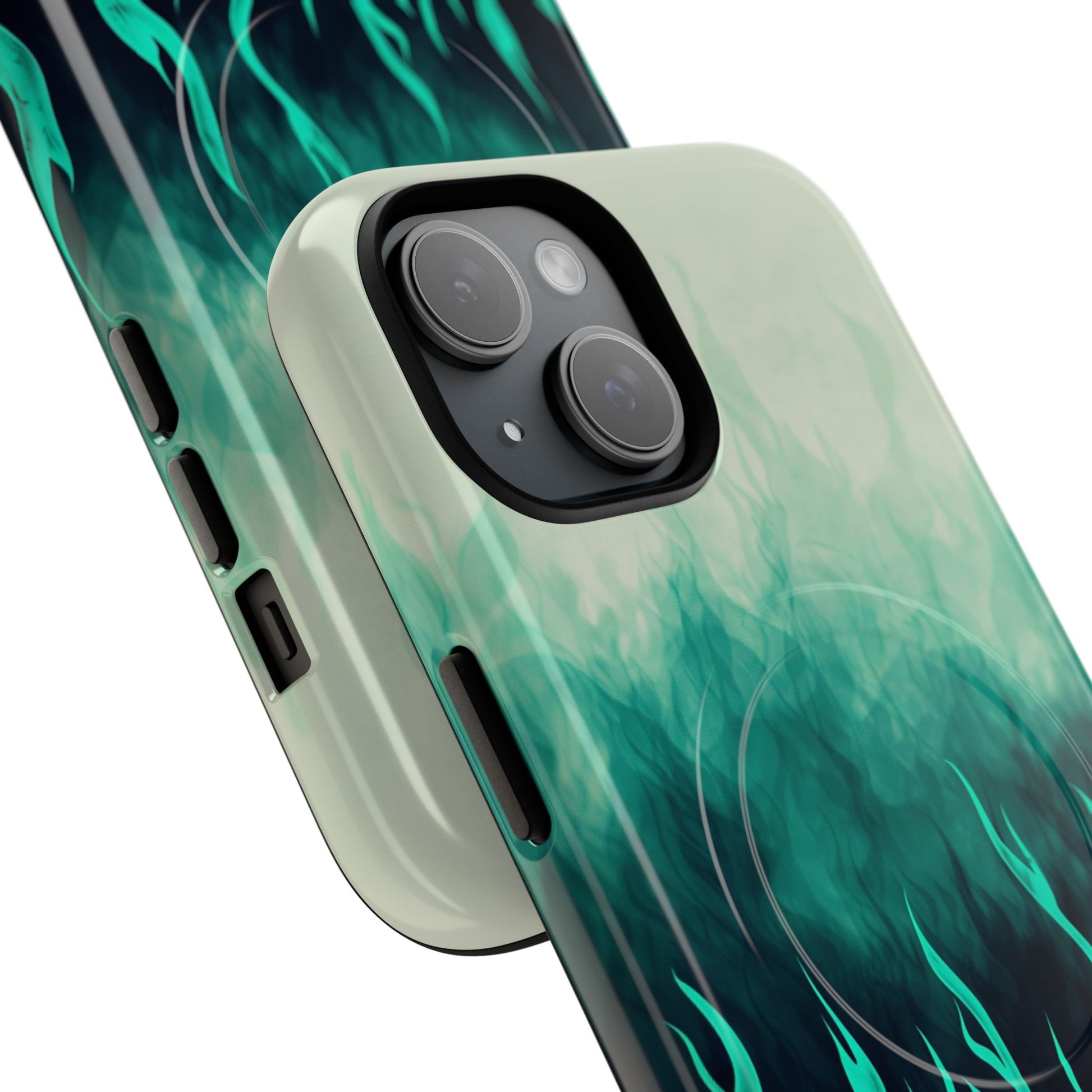 Phone Case - Teal Inferno | MagSafe iPhone Case