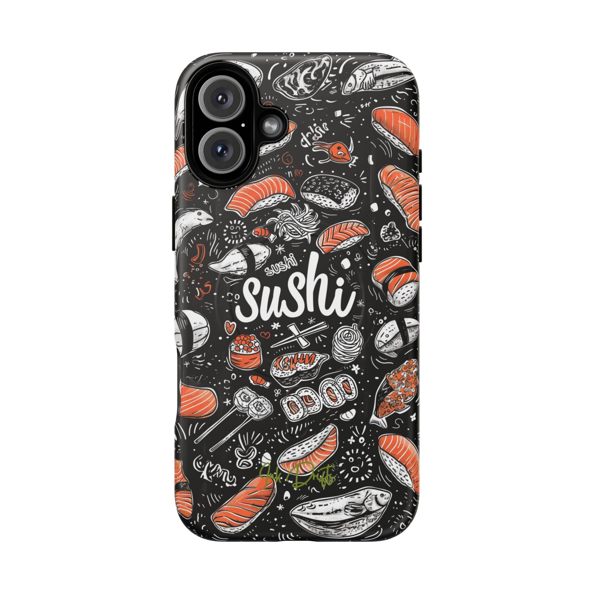 iPhone 16 Plus Matte Phone Case - Sushi Delight | MagSafe iPhone Case