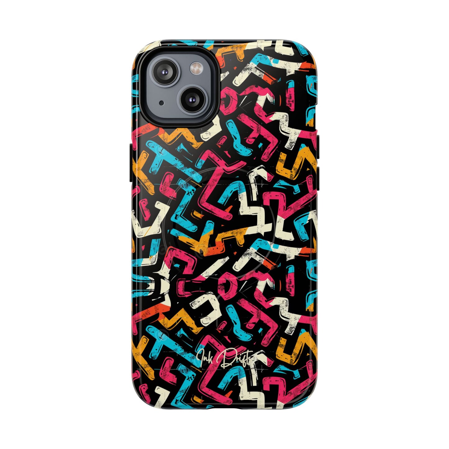 iPhone 14 Plus Glossy Phone Case - Color Frenzy | MagSafe iPhone Case