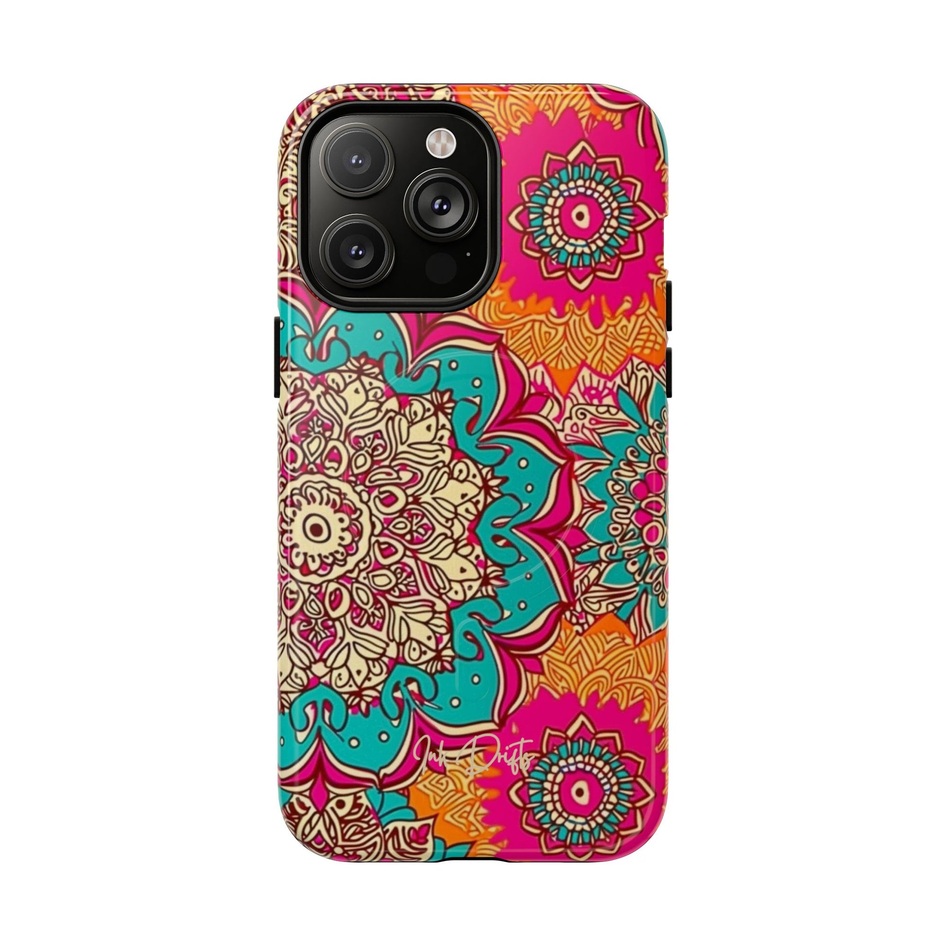 iPhone 14 Pro Max Glossy Phone Case - Kaleido Bliss | MagSafe iPhone Case