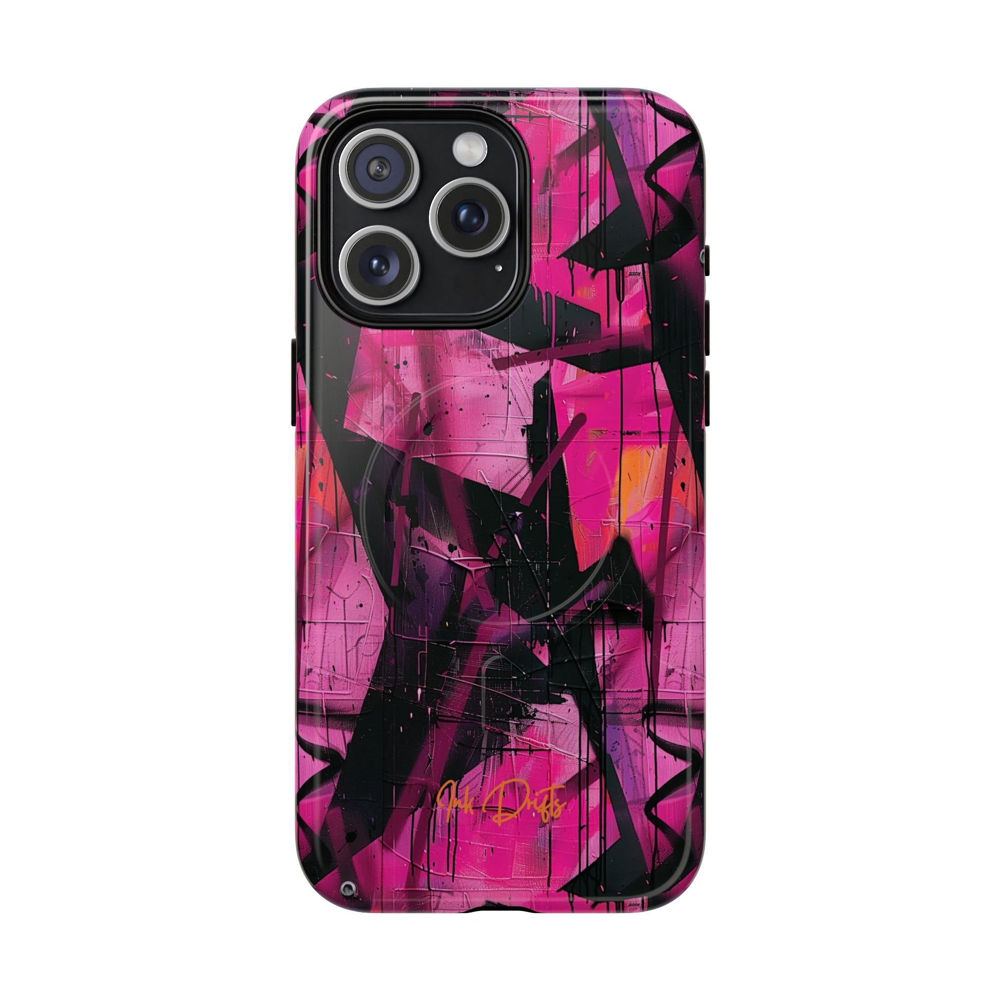 iPhone 15 Pro Max Glossy Phone Case - Urban Vibe | MagSafe iPhone Case