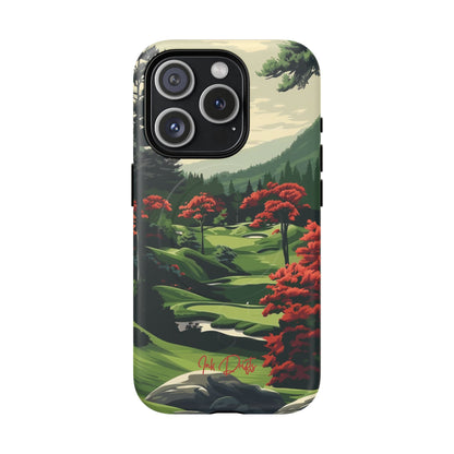 iPhone 15 Pro Matte Phone Case - Tranquil Hills | MagSafe iPhone Case