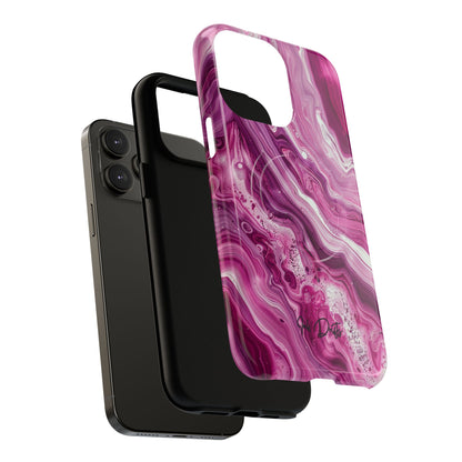 Phone Case - Pink Marble | MagSafe iPhone Case