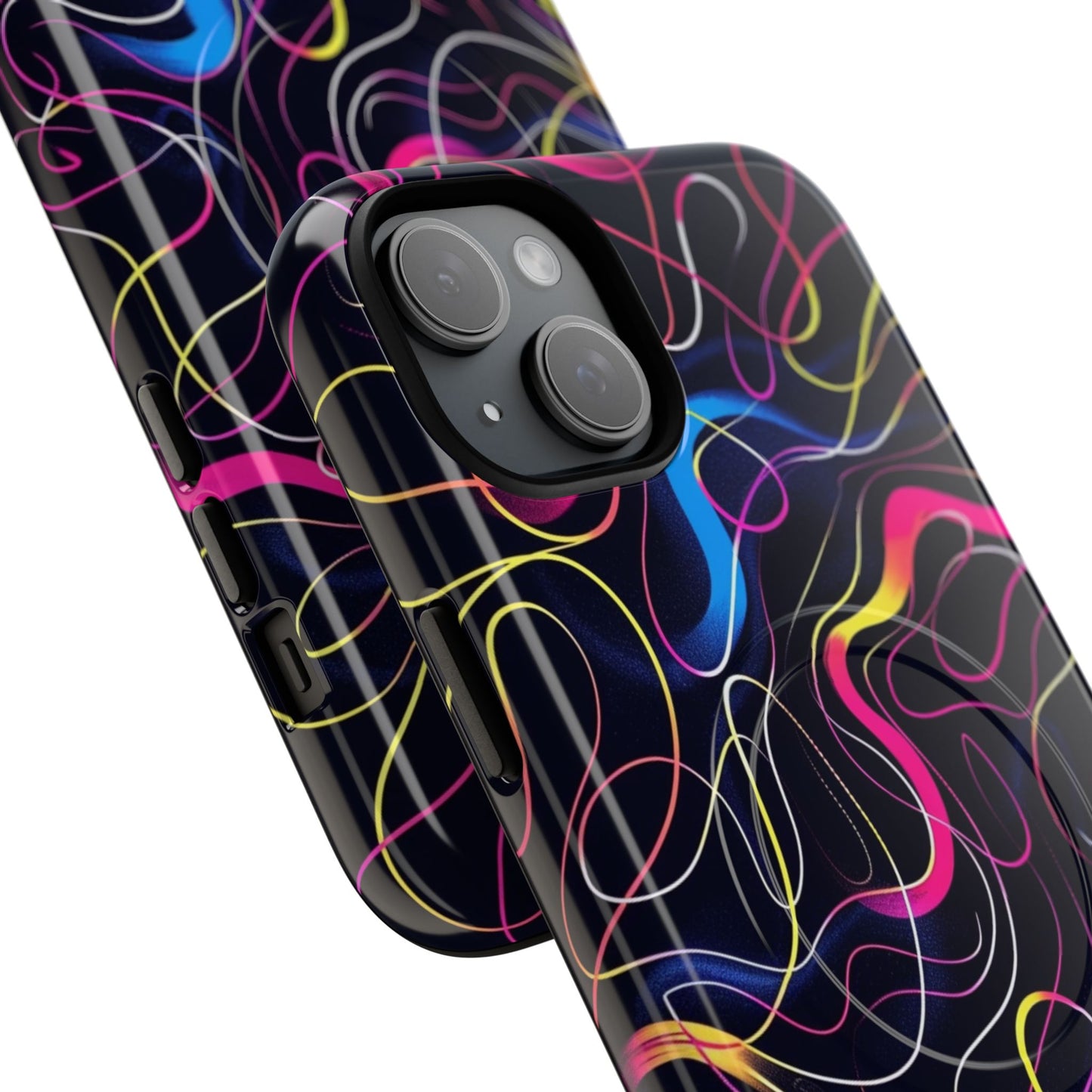 Phone Case - Neon Tangles | MagSafe iPhone Case