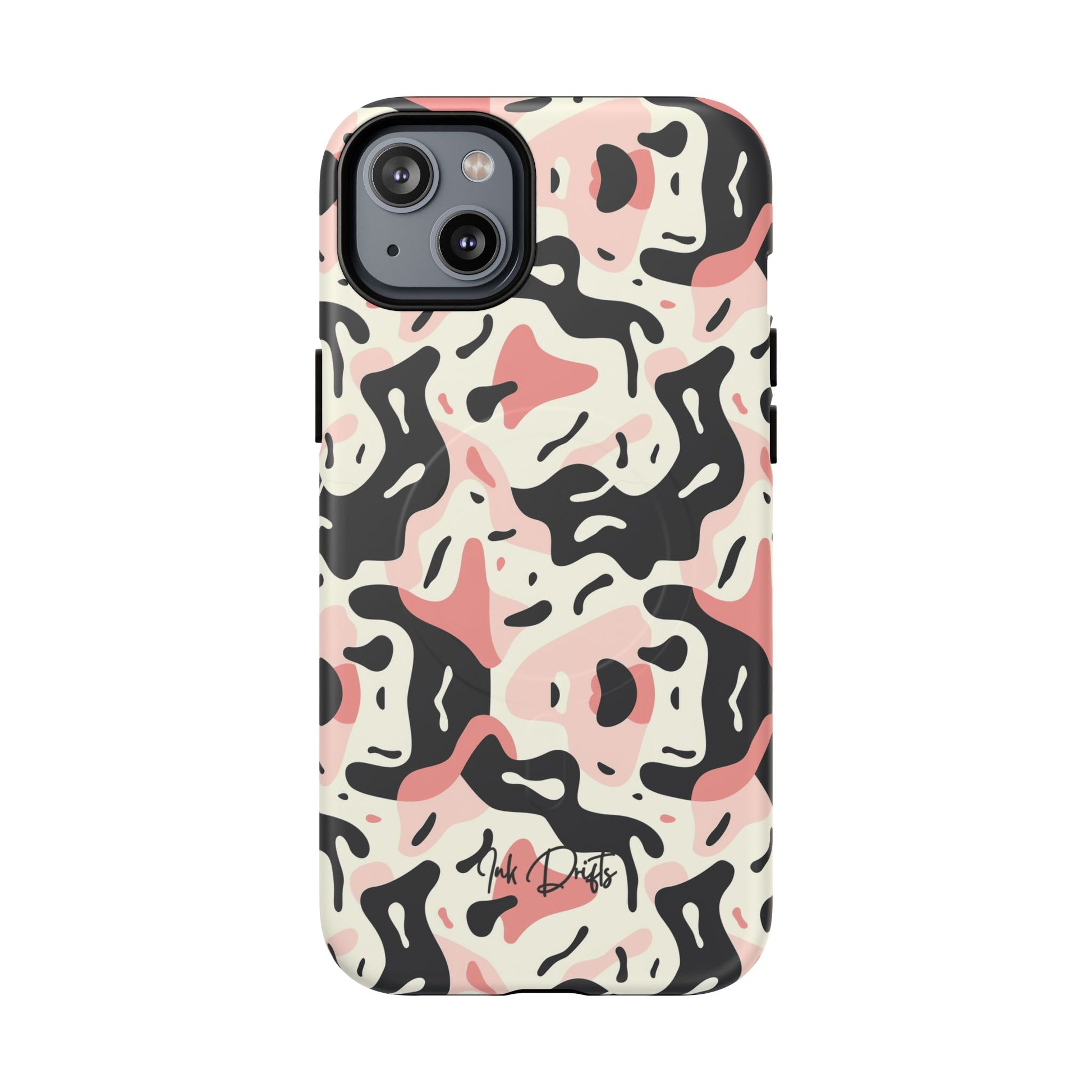 iPhone 14 Plus Matte Phone Case - Pastel Camo | MagSafe iPhone Case