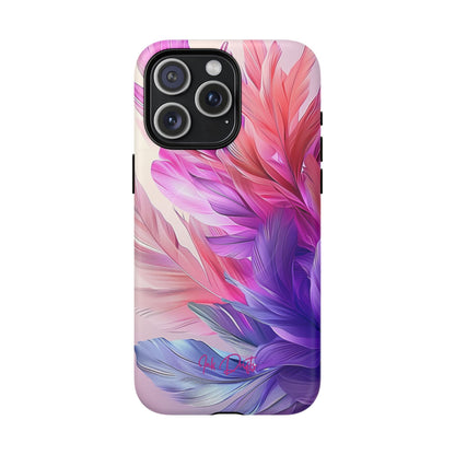 iPhone 15 Pro Max Matte Phone Case - Feather Bliss | MagSafe iPhone Case