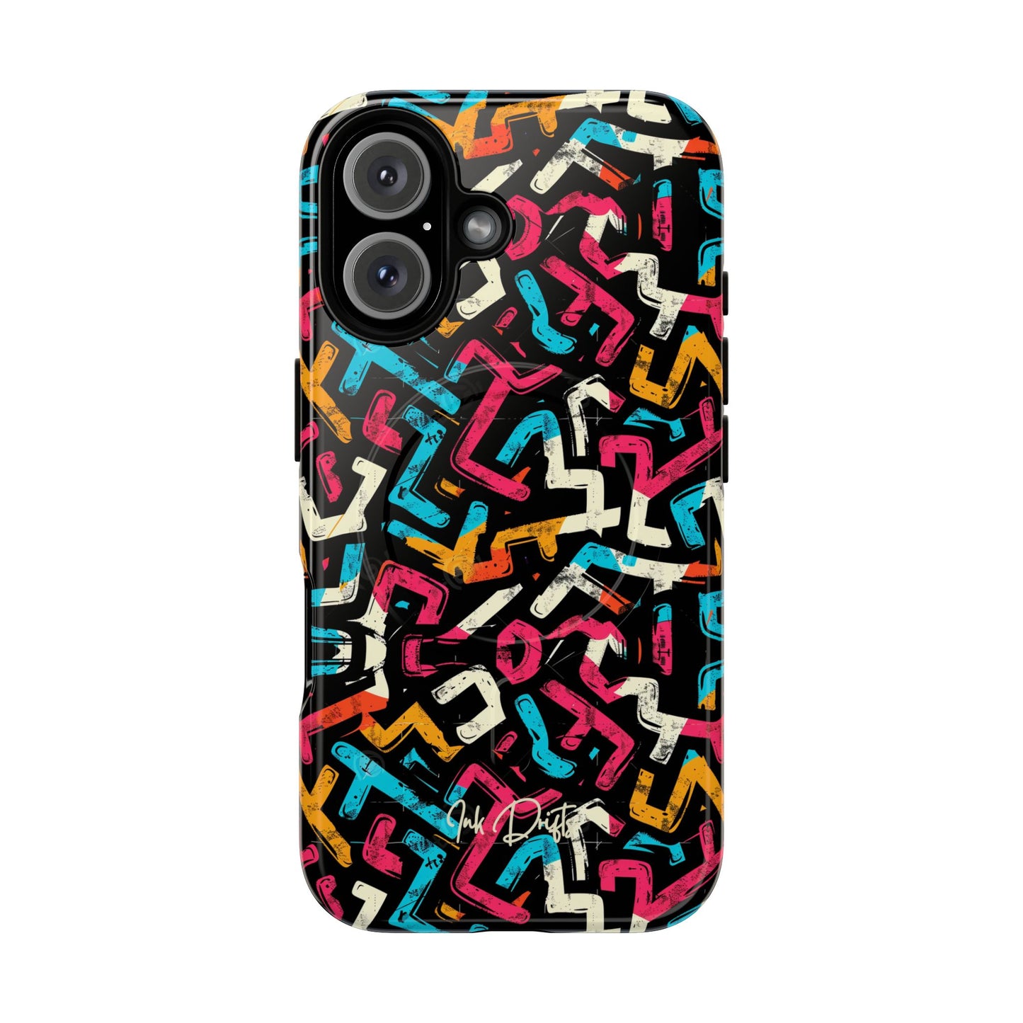 iPhone 16 Glossy Phone Case - Color Frenzy | MagSafe iPhone Case