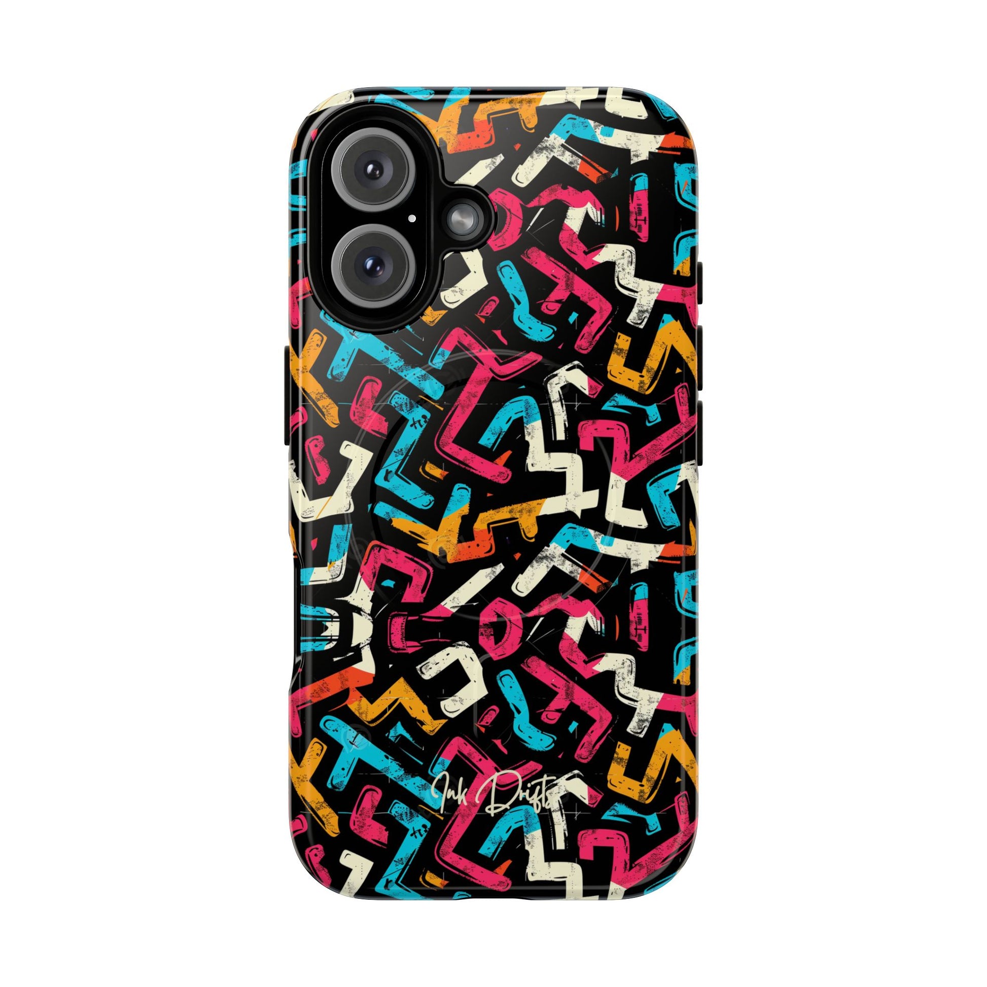 iPhone 16 Glossy Phone Case - Color Frenzy | MagSafe iPhone Case