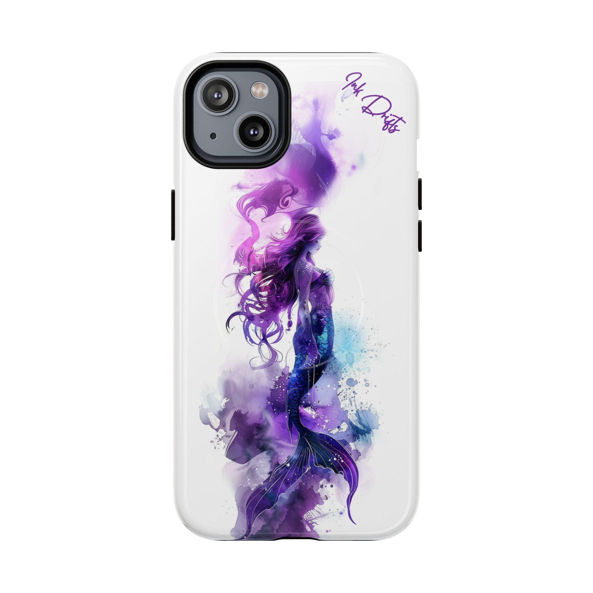 iPhone 14 Plus Glossy Phone Case - Mystic Mermaid | MagSafe iPhone Case