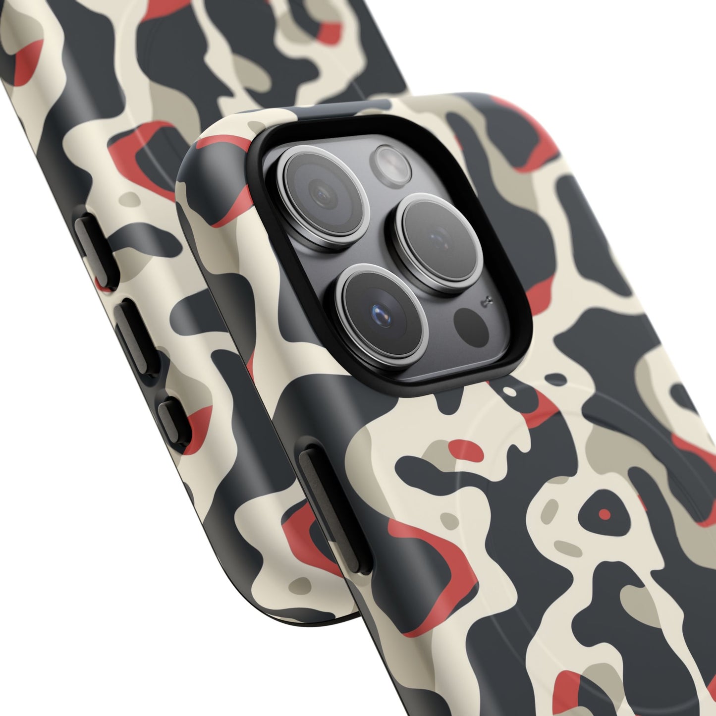 Phone Case - Cream Red Camo | MagSafe iPhone Case