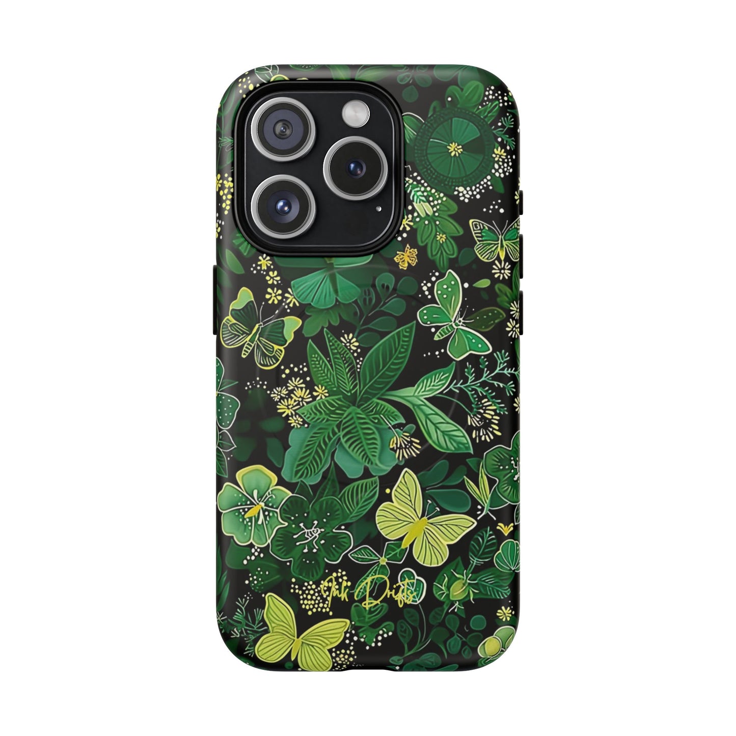 iPhone 15 Pro Matte Phone Case - Spring Butterflies | MagSafe iPhone Case