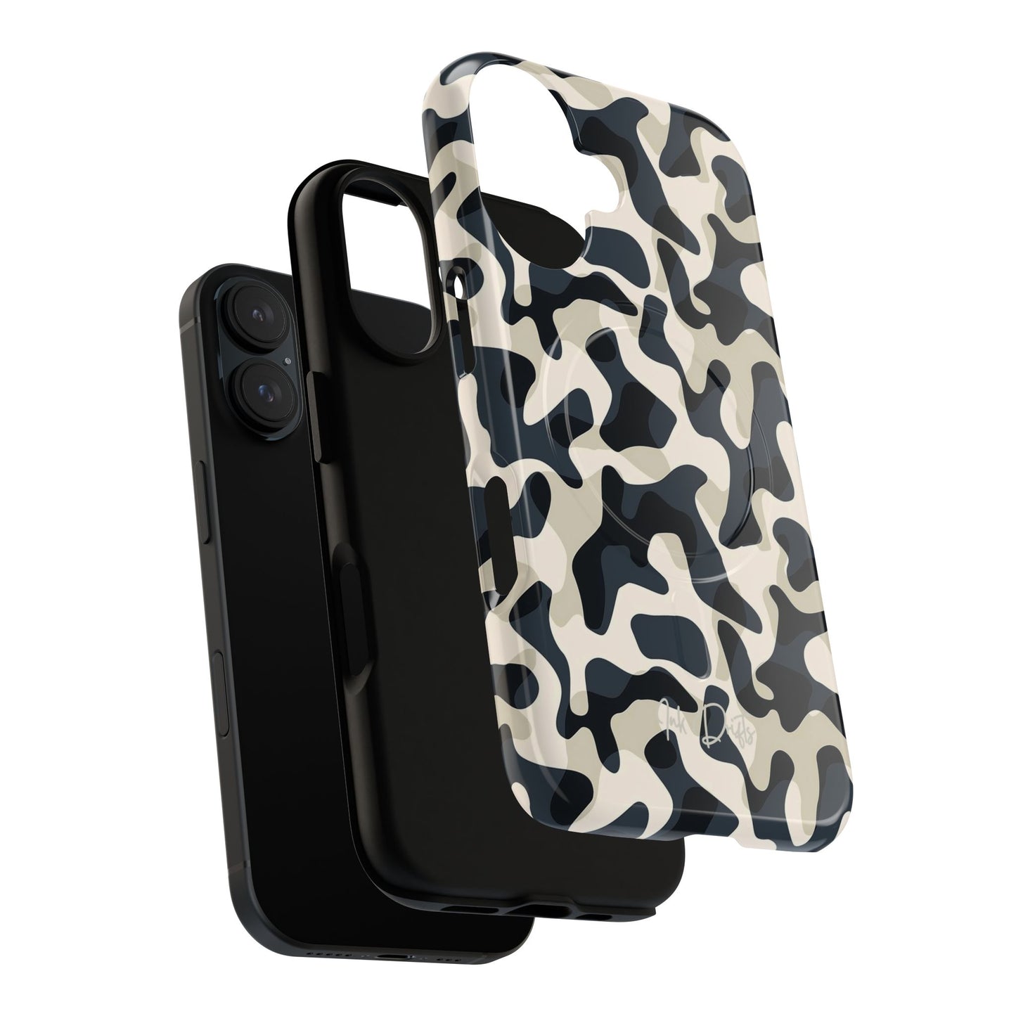 Phone Case - Monochrome Camo | MagSafe iPhone Case