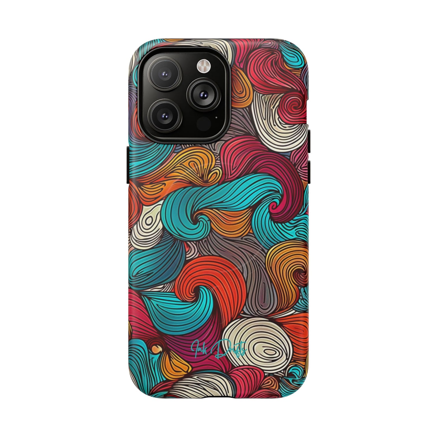 iPhone 14 Pro Max Matte Phone Case - Vivid Curls | MagSafe iPhone Case