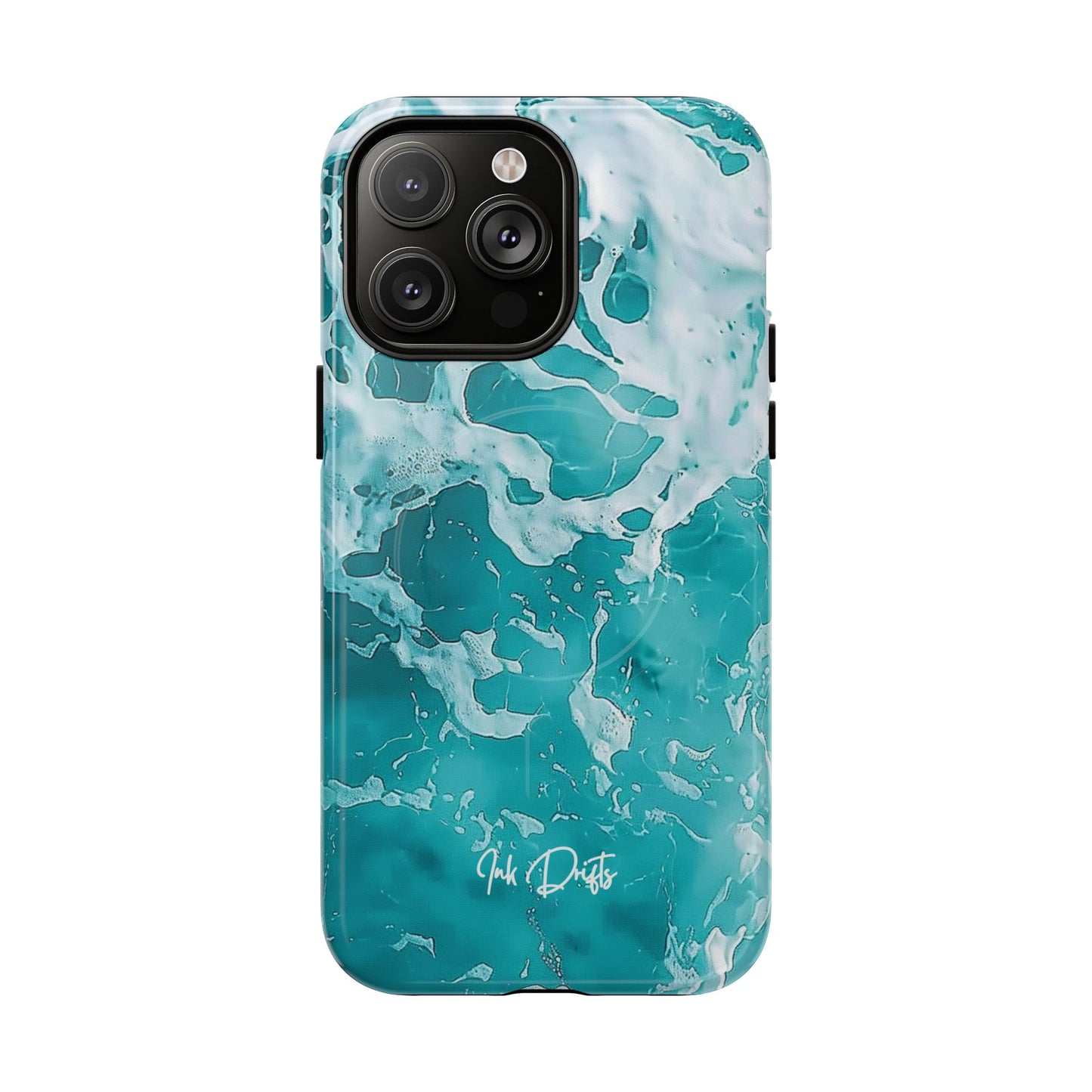 iPhone 14 Pro Max Glossy Phone Case - Ocean Breeze | MagSafe iPhone Case