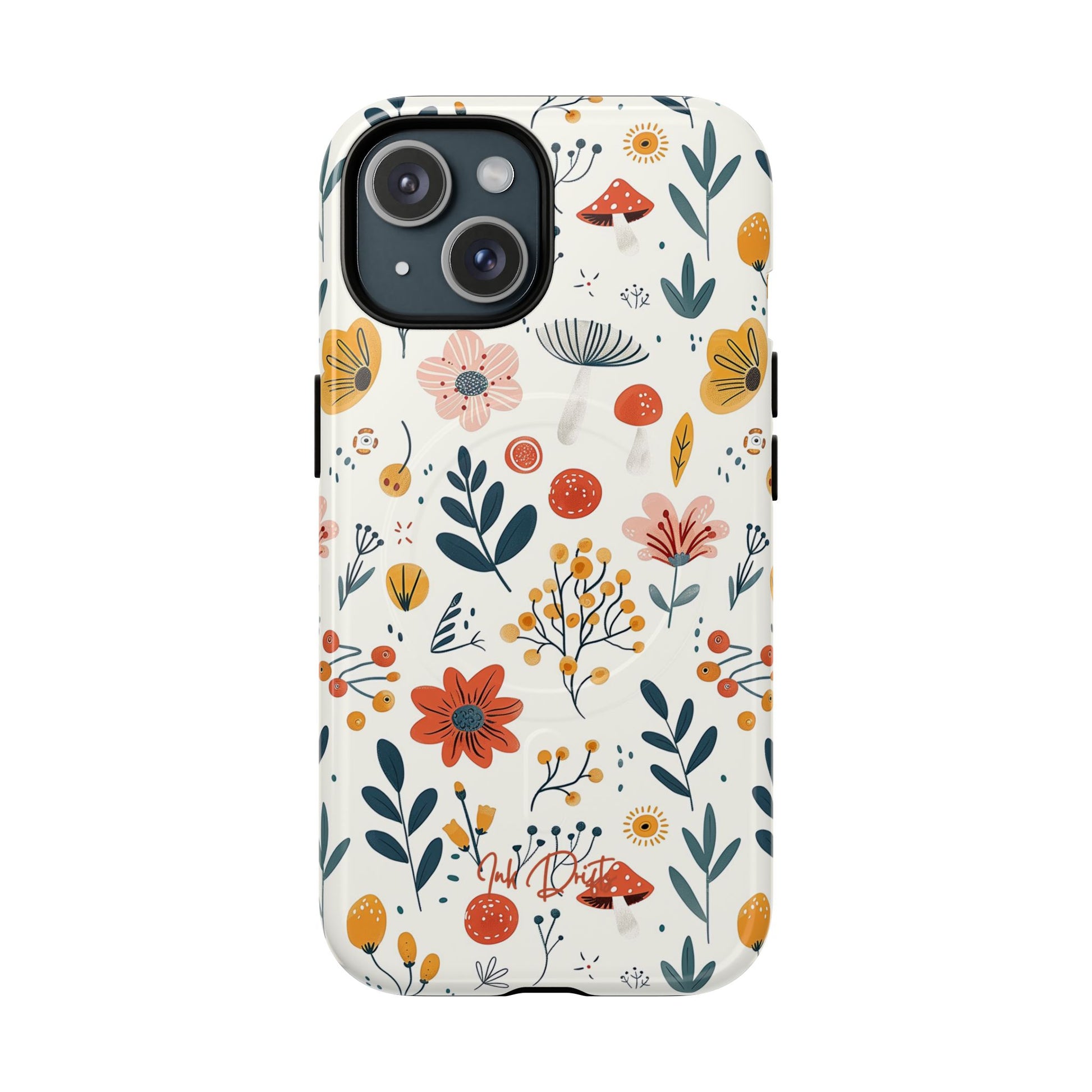 iPhone 15 Glossy Phone Case - Forest Whimsy | MagSafe iPhone Case