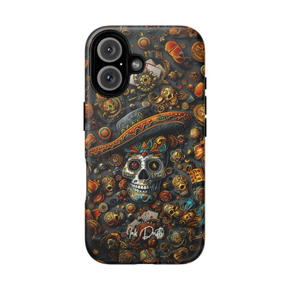 iPhone 16 Matte Phone Case - Aztec Gold | MagSafe iPhone Case