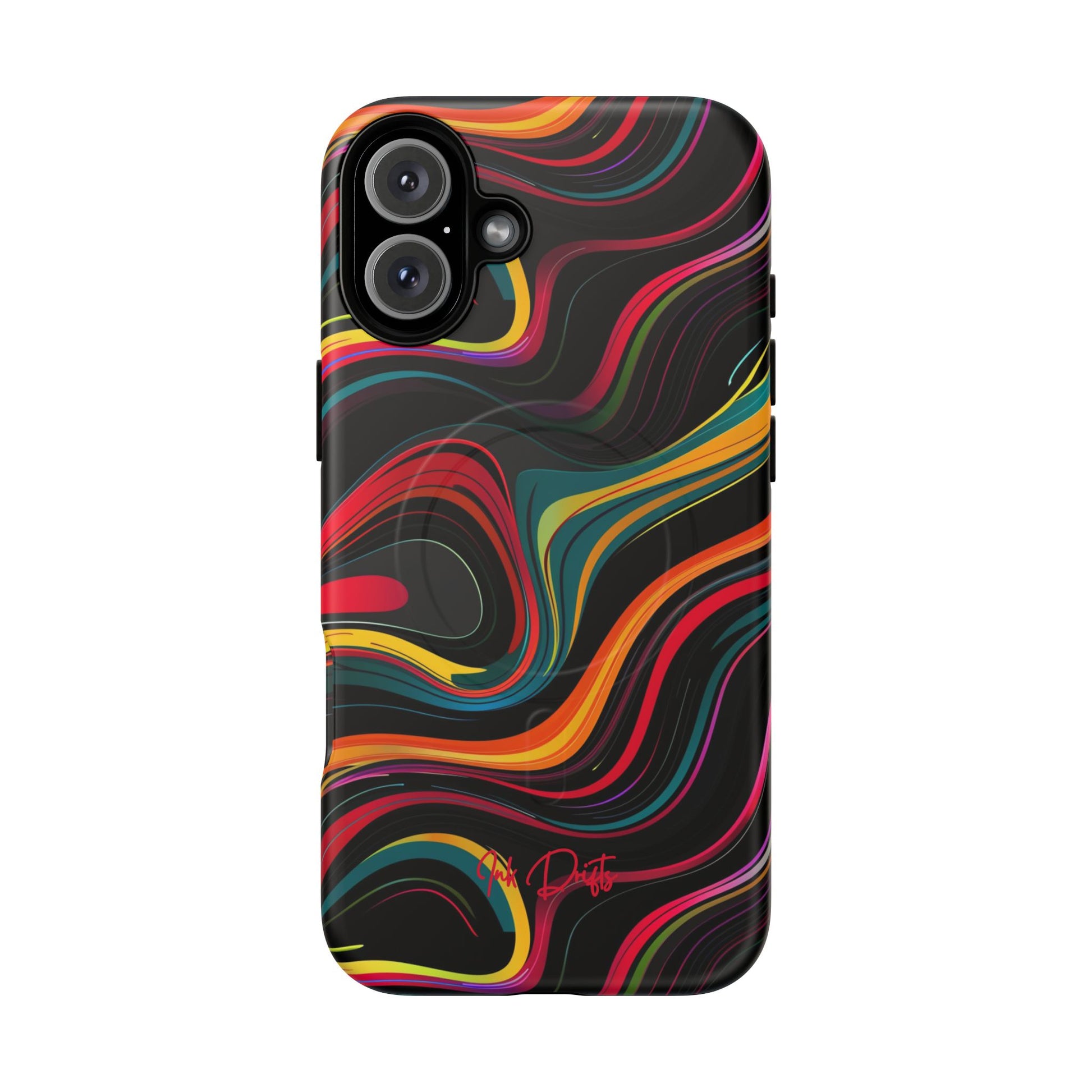 iPhone 16 Plus Matte Phone Case - Vivid Currents | MagSafe iPhone Case