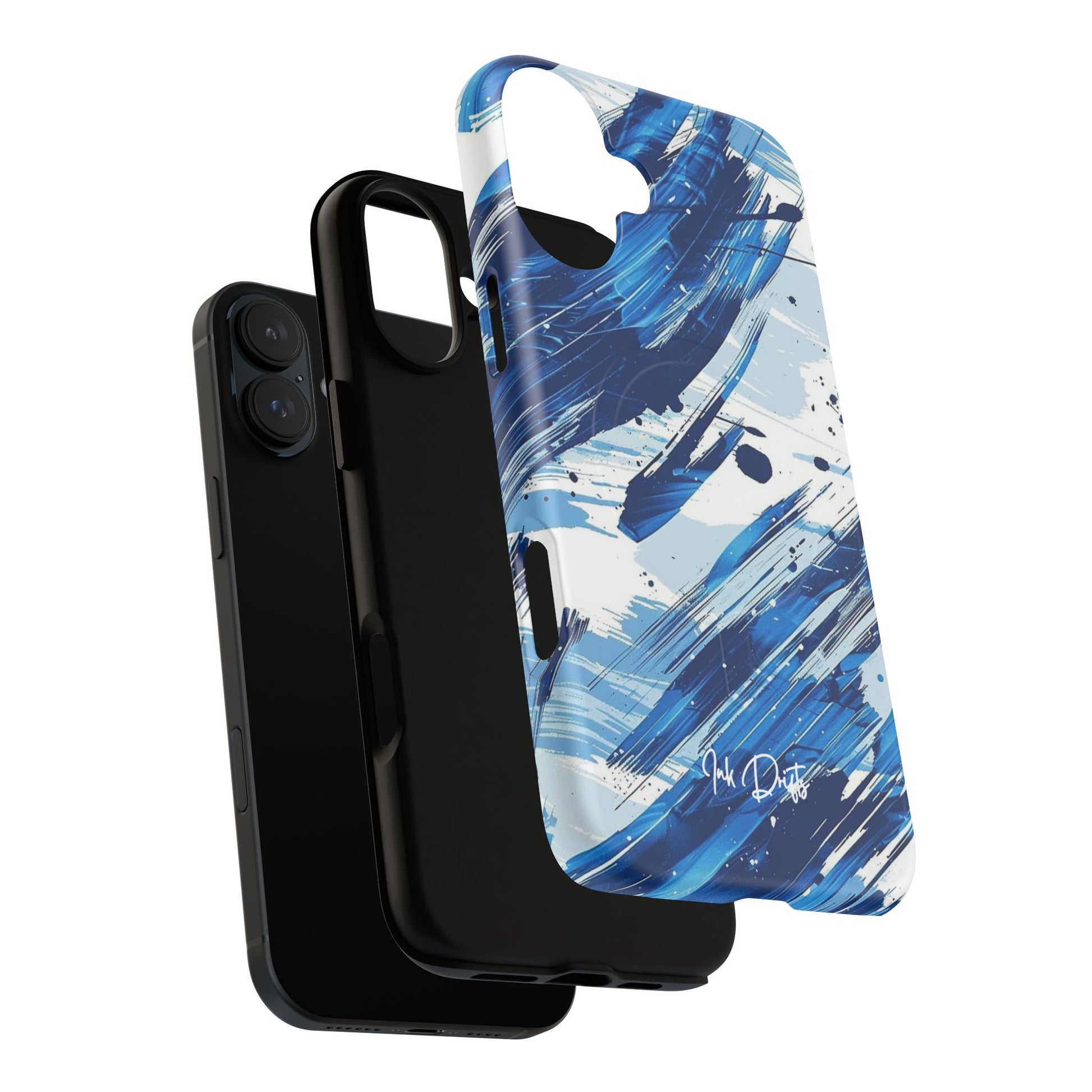 Phone Case - Azure Strokes | MagSafe iPhone Case