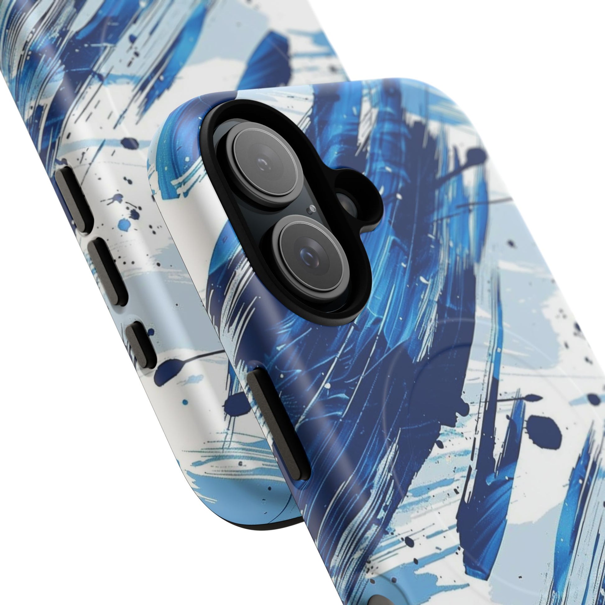 Phone Case - Azure Strokes | MagSafe iPhone Case