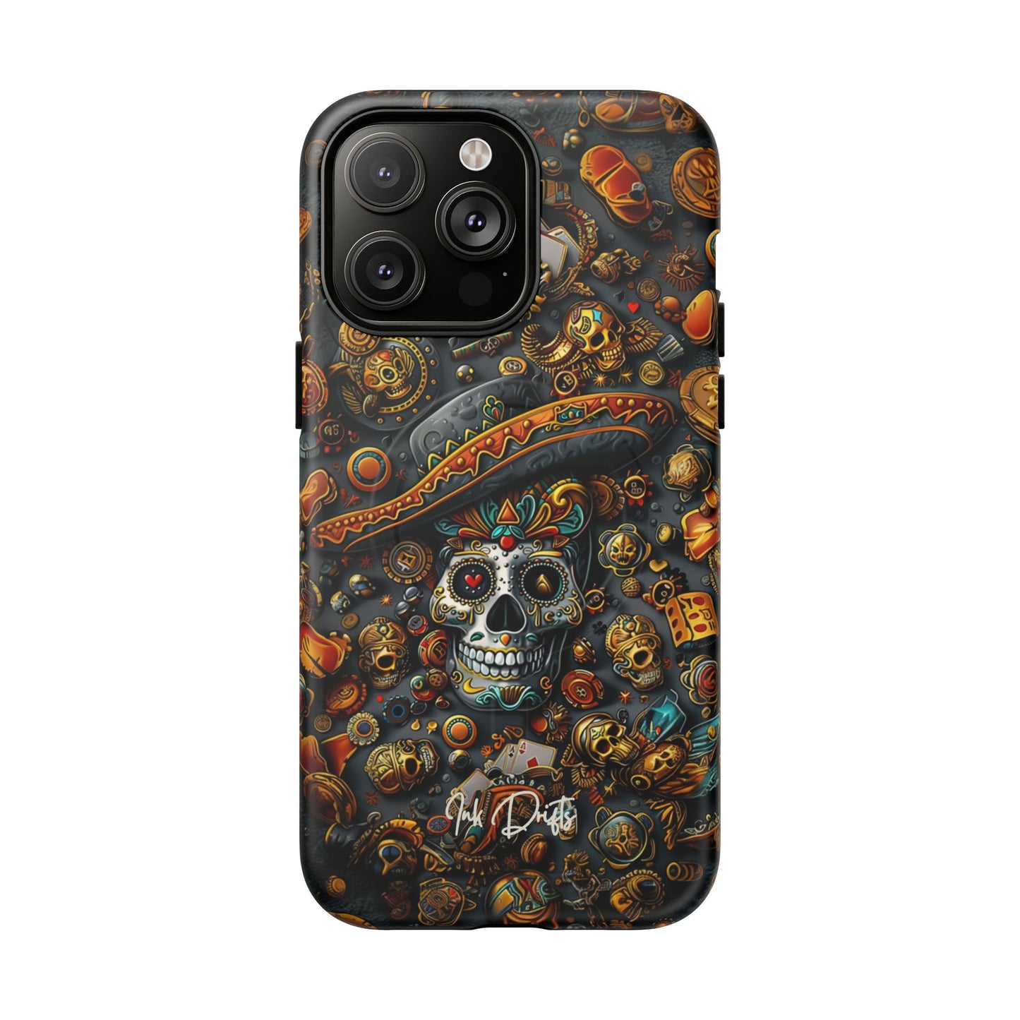 iPhone 14 Pro Max Matte Phone Case - Aztec Gold | MagSafe iPhone Case