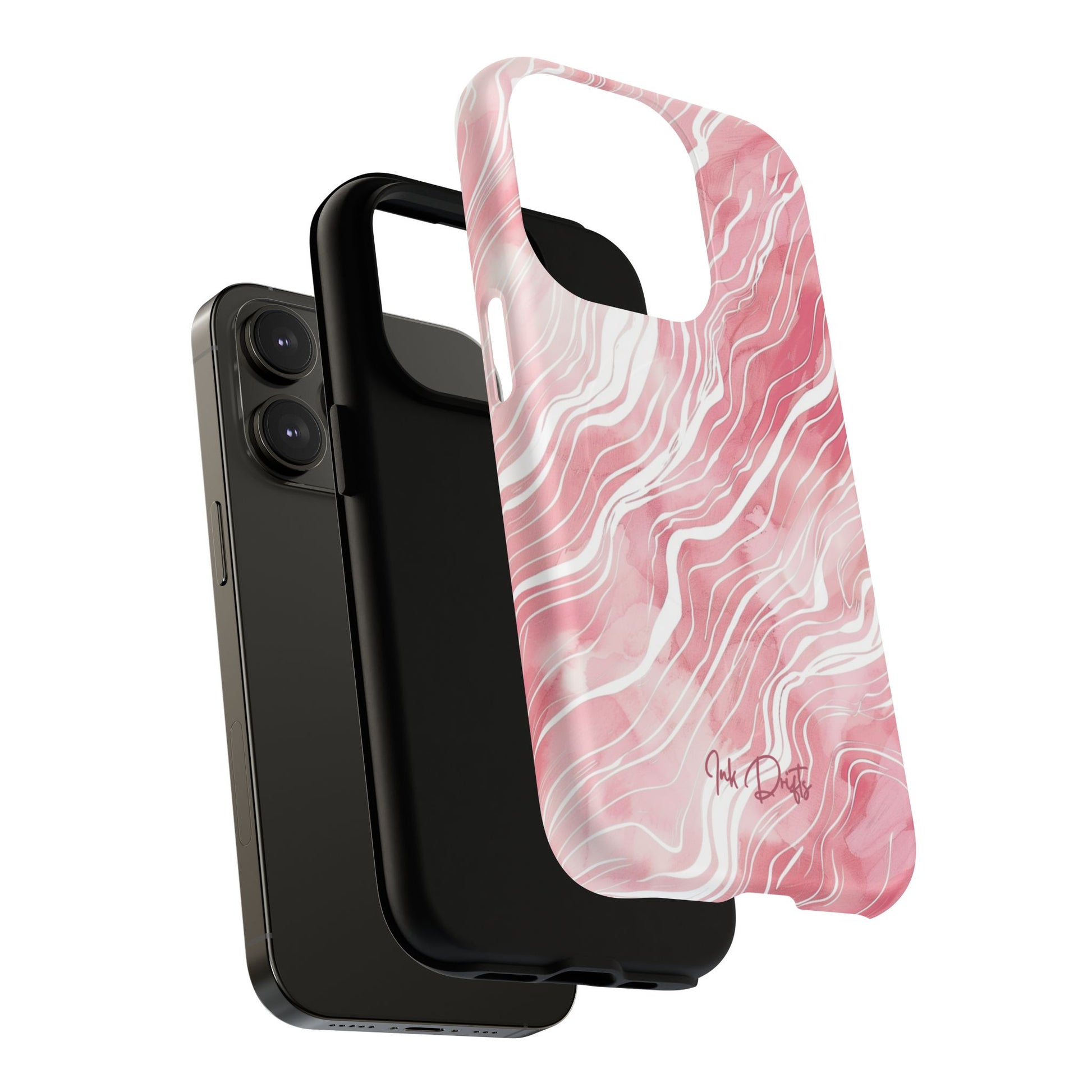 Phone Case - Blush Waves | MagSafe iPhone Case