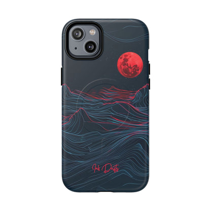 iPhone 14 Plus Matte Phone Case - Blood Moon | MagSafe iPhone Case