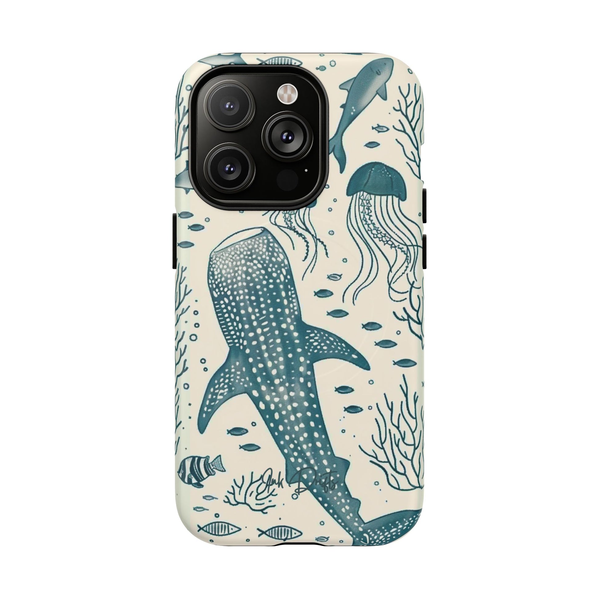 iPhone 14 Pro Matte Phone Case - Ocean Depths | MagSafe iPhone Case