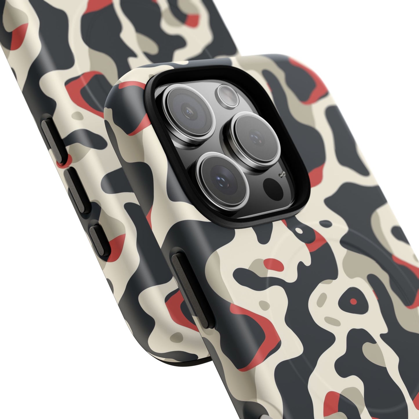 Phone Case - Cream Red Camo | MagSafe iPhone Case