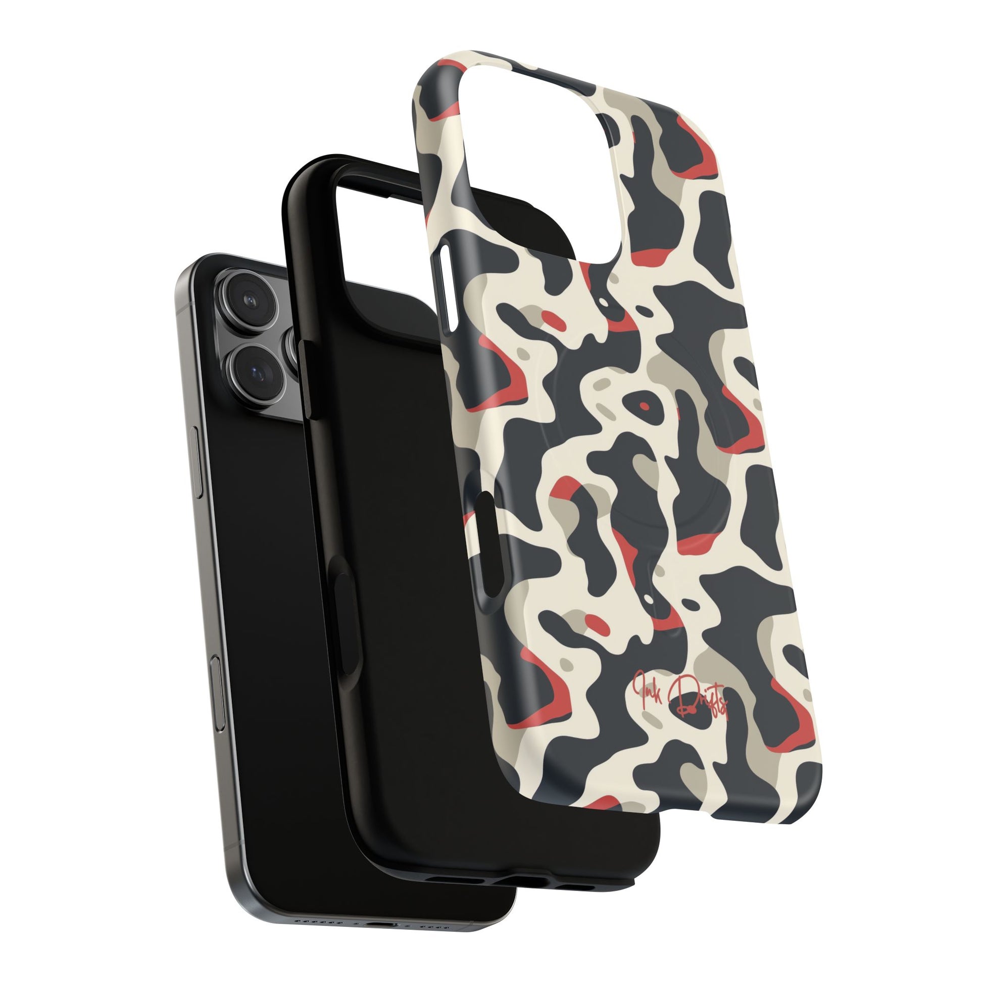 Phone Case - Cream Red Camo | MagSafe iPhone Case