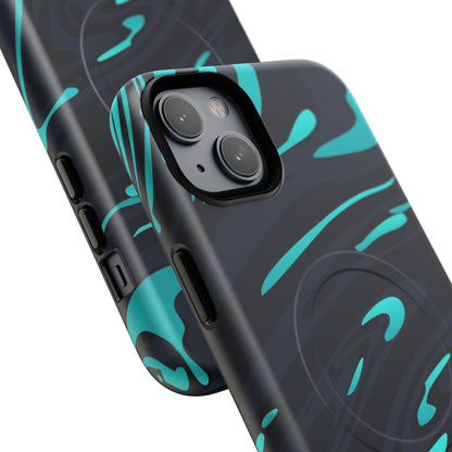 Phone Case - Turquoise Splash | MagSafe iPhone Case