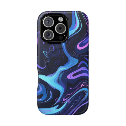 iPhone 16 Pro Matte Phone Case - Cosmic Flow | MagSafe iPhone Case