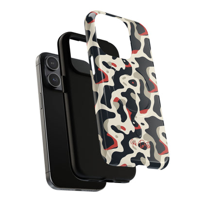 Phone Case - Cream Red Camo | MagSafe iPhone Case