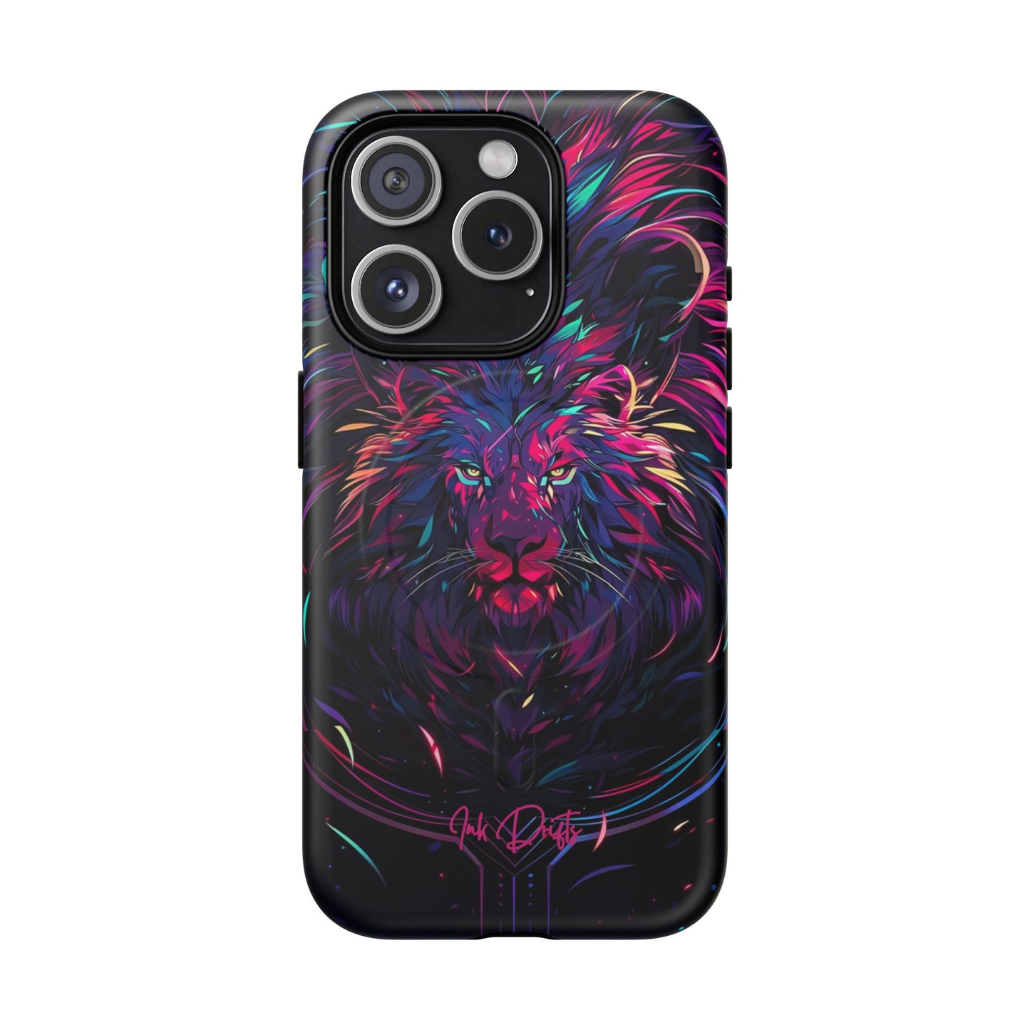 iPhone 15 Pro Matte Phone Case - Neon Majesty | MagSafe iPhone Case