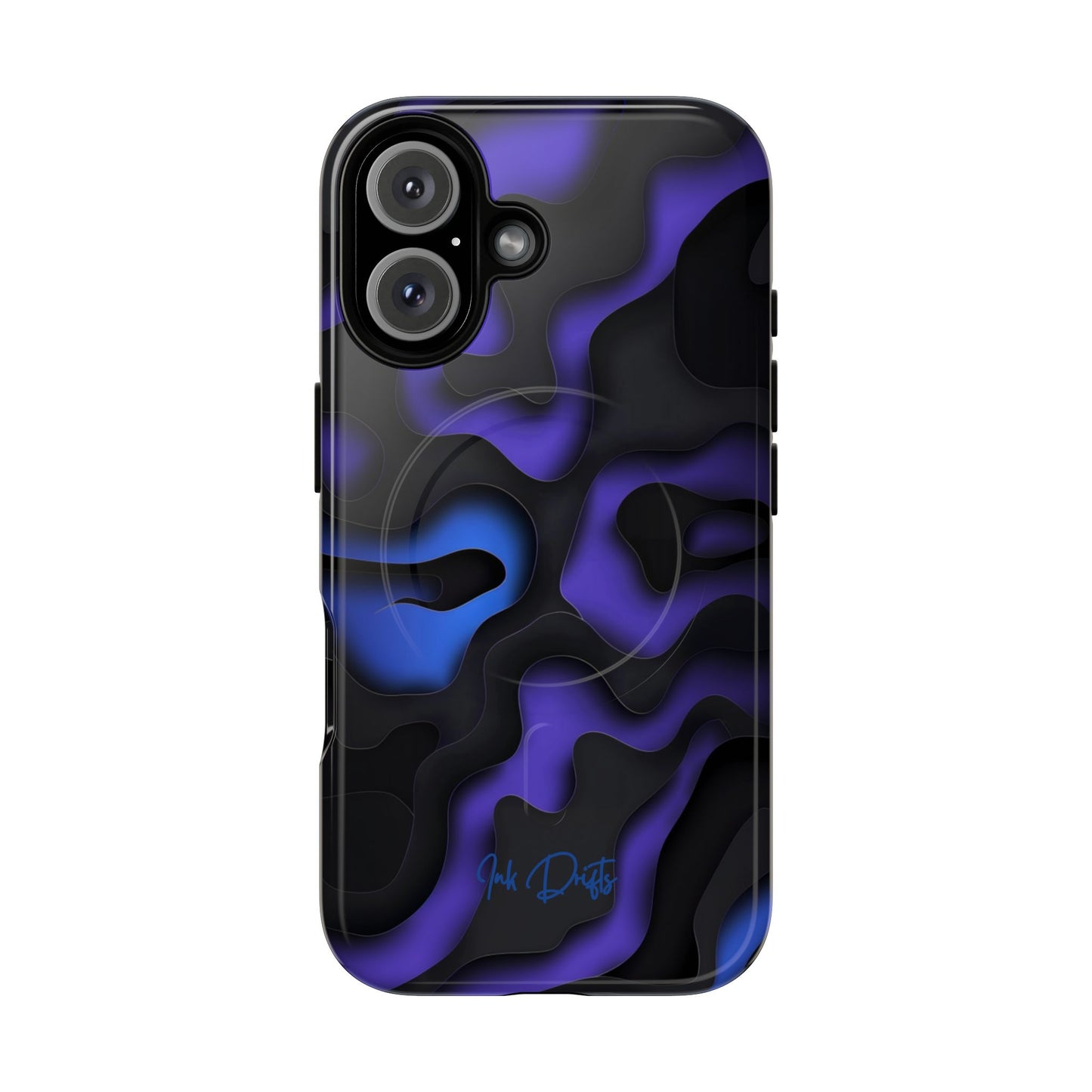 iPhone 16 Glossy Phone Case - Galactic Flow | MagSafe iPhone Case